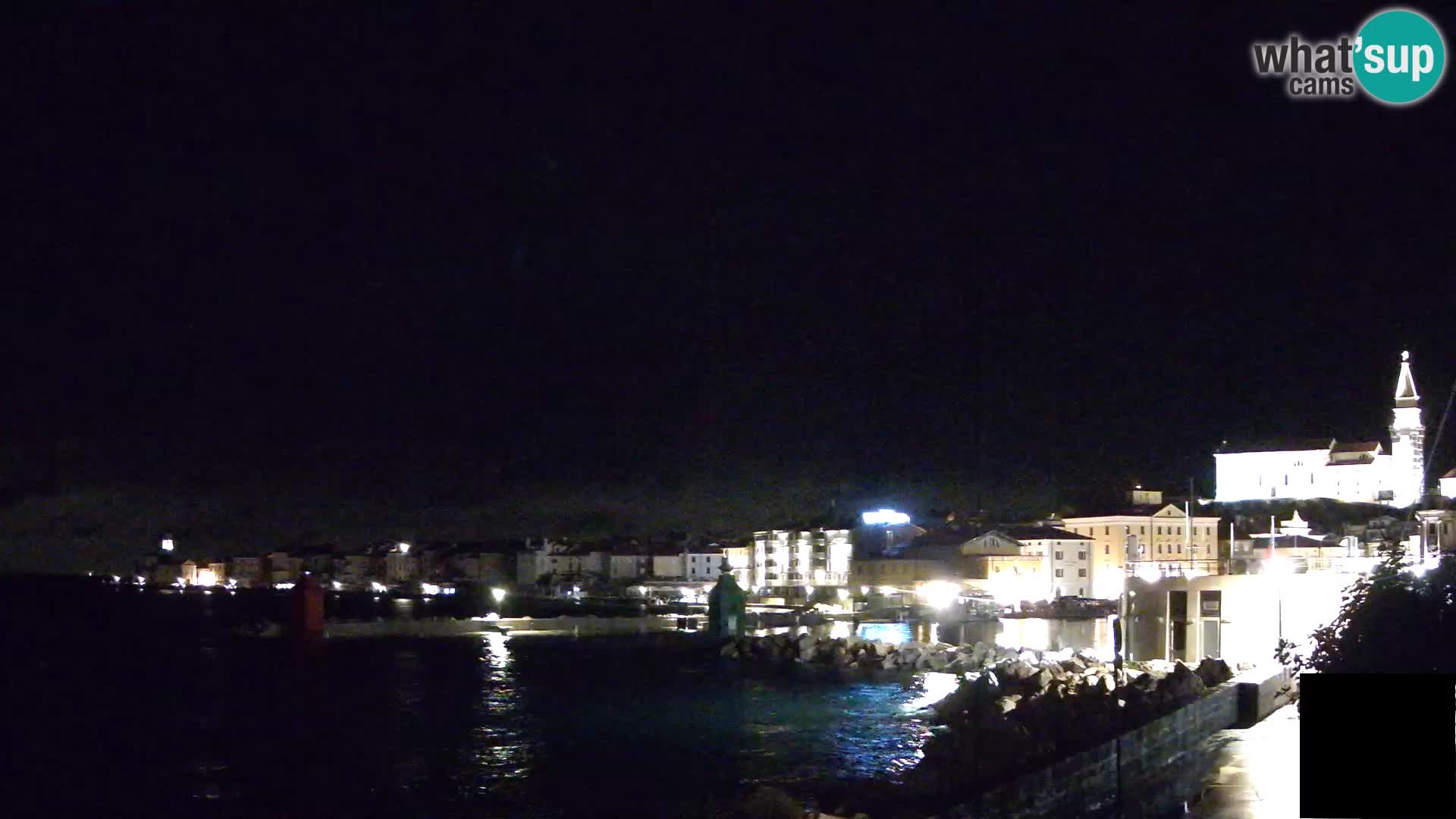 Piran – view to Punta and Mandrač