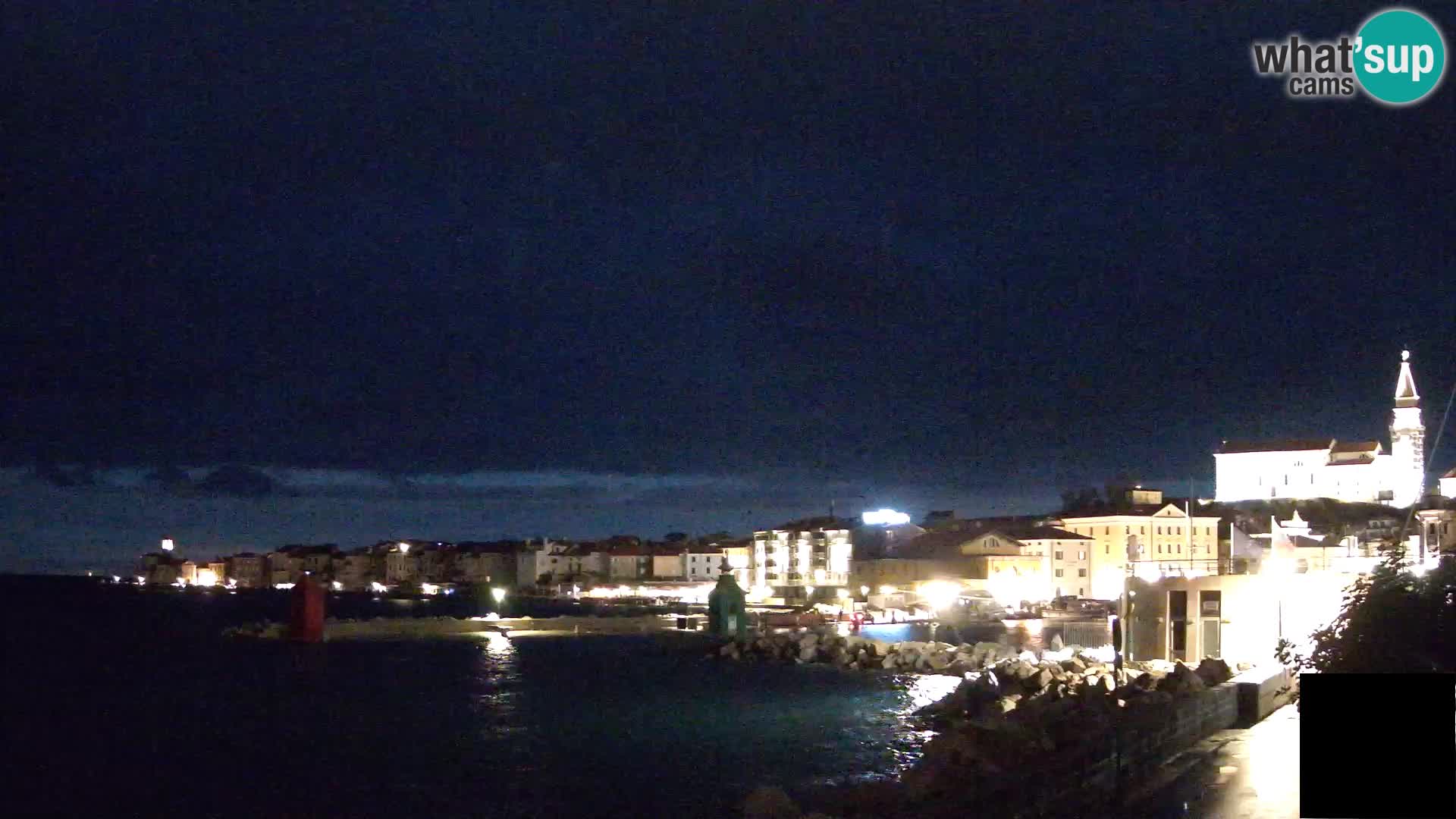 Piran – view to Punta and Mandrač