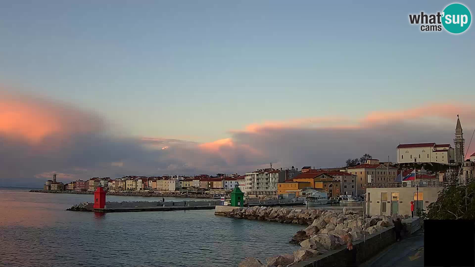 Pirano – vista verso la Punta e il “Mandrač”