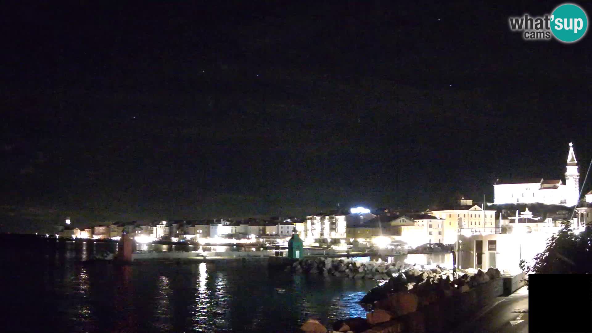 Piran – view to Punta and Mandrač