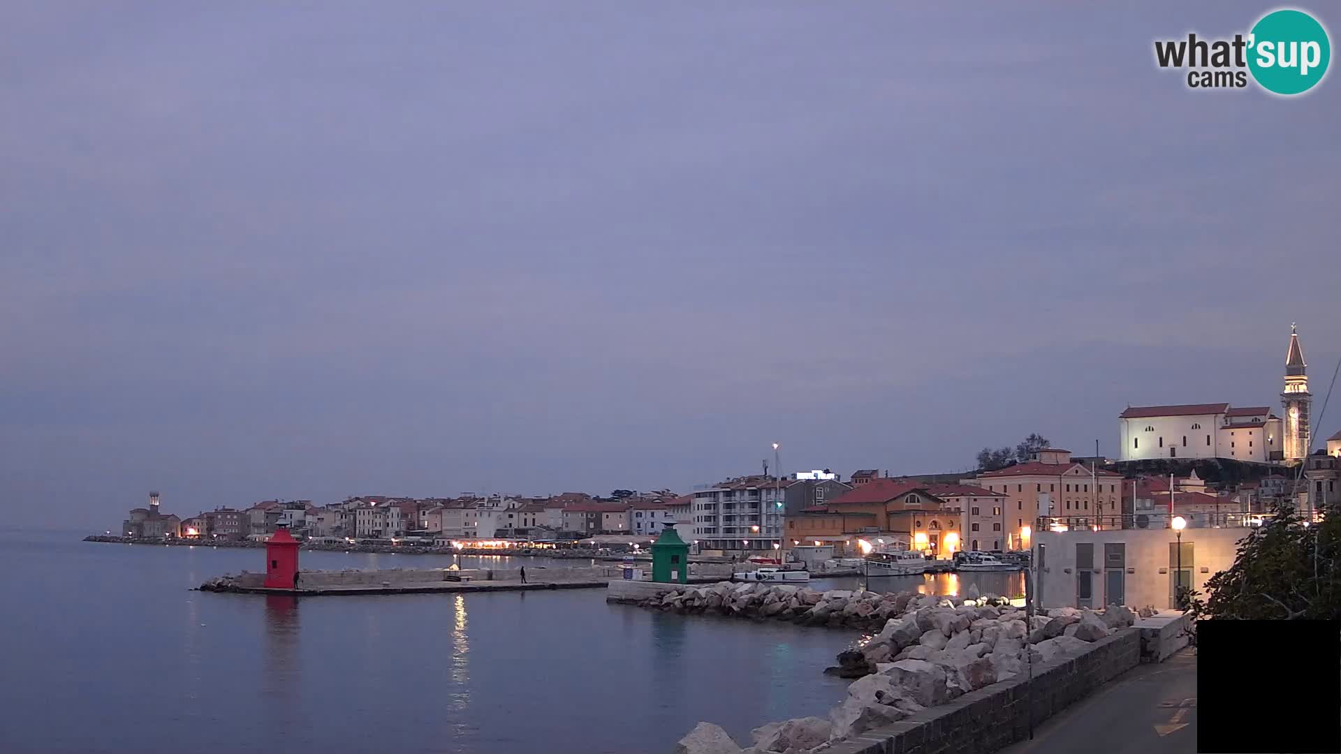 Piran – Pogled proti Punti in Mandraču