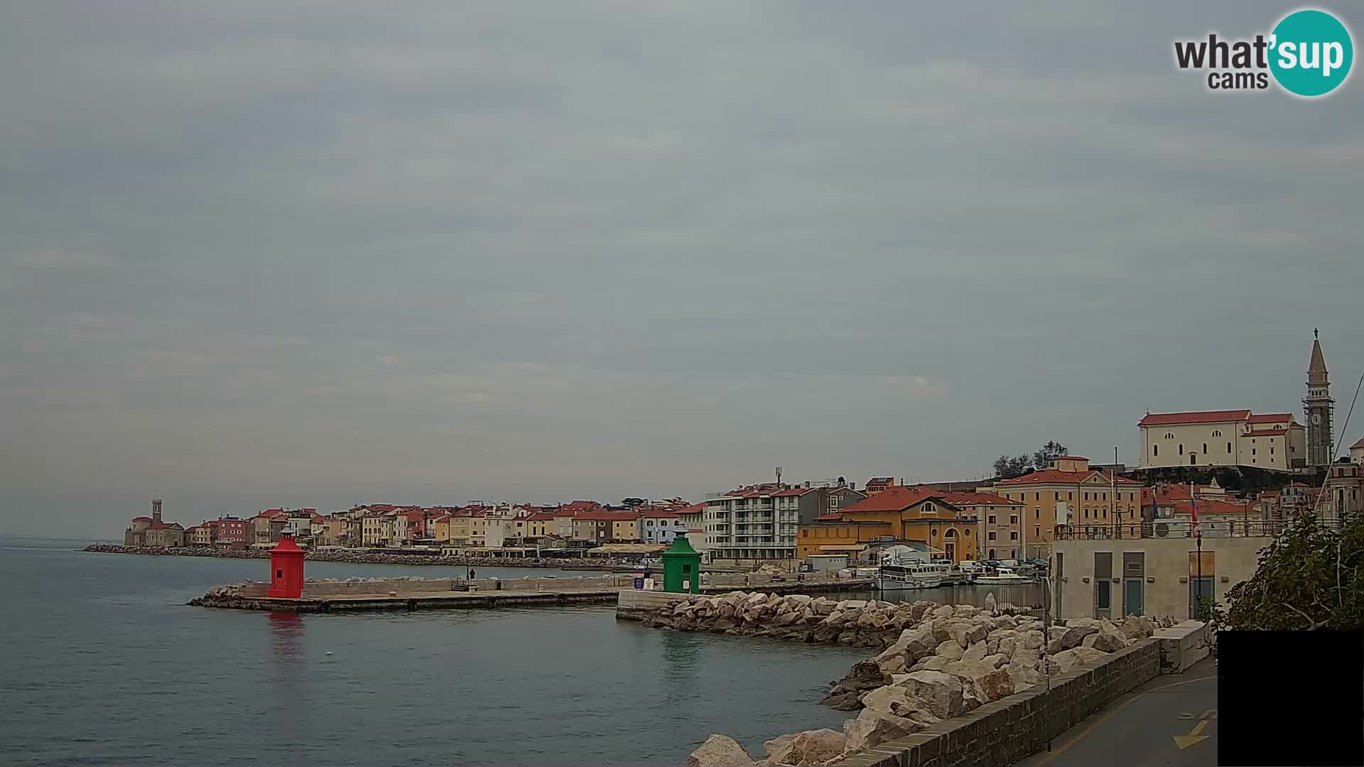 Piran – Pogled proti Punti in Mandraču