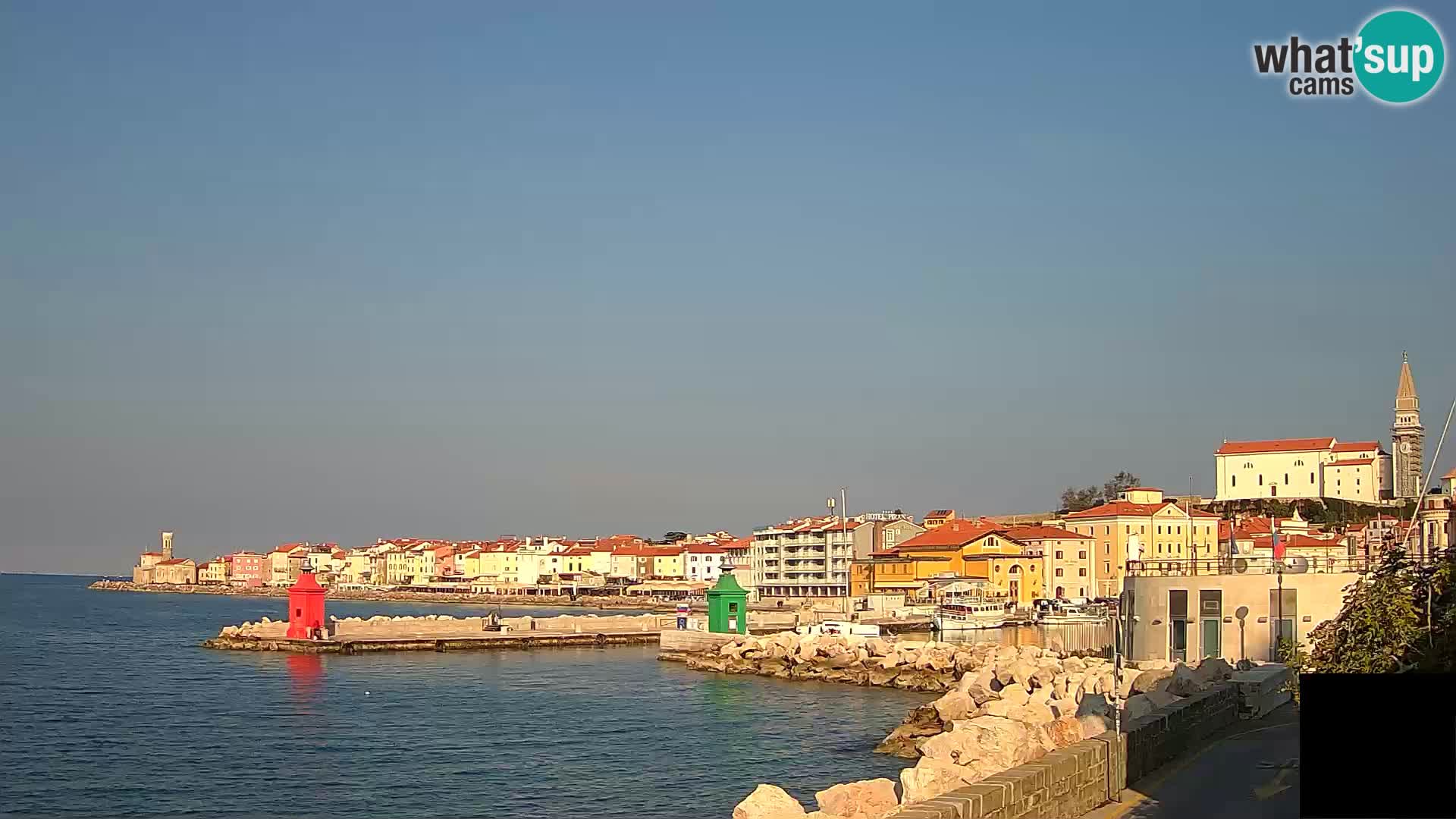 Piran – Pogled proti Punti in Mandraču