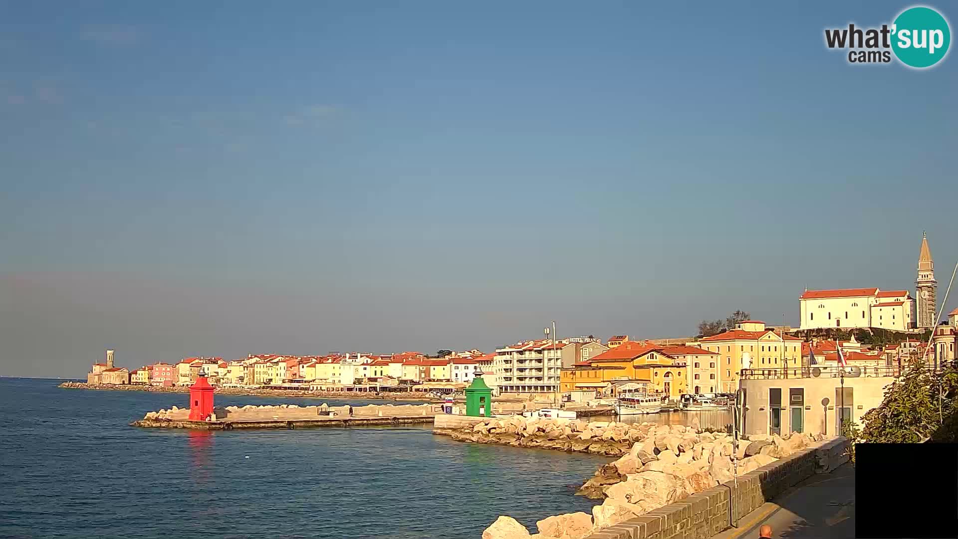 Piran – Pogled proti Punti in Mandraču