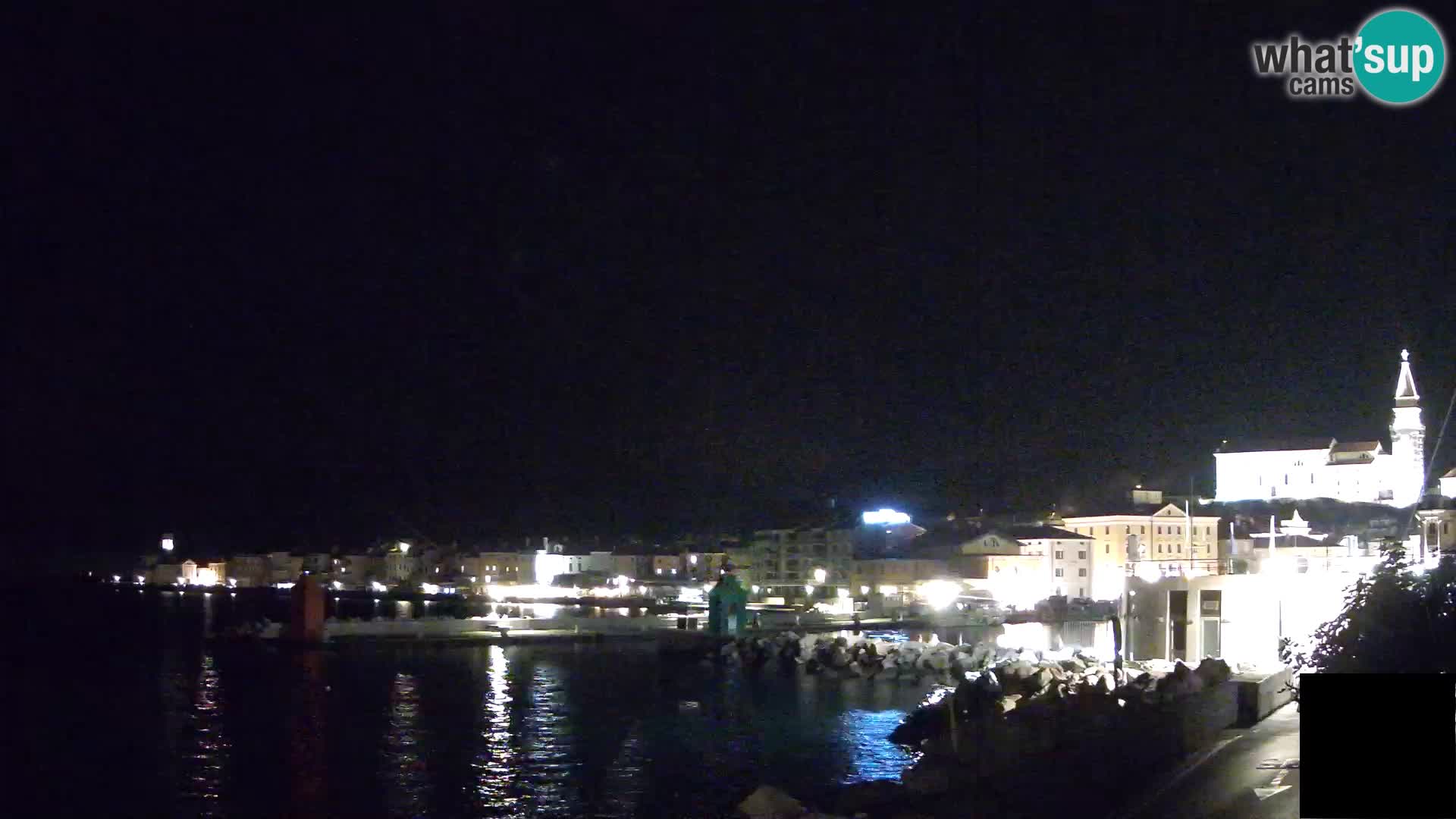 Piran – view to Punta and Mandrač