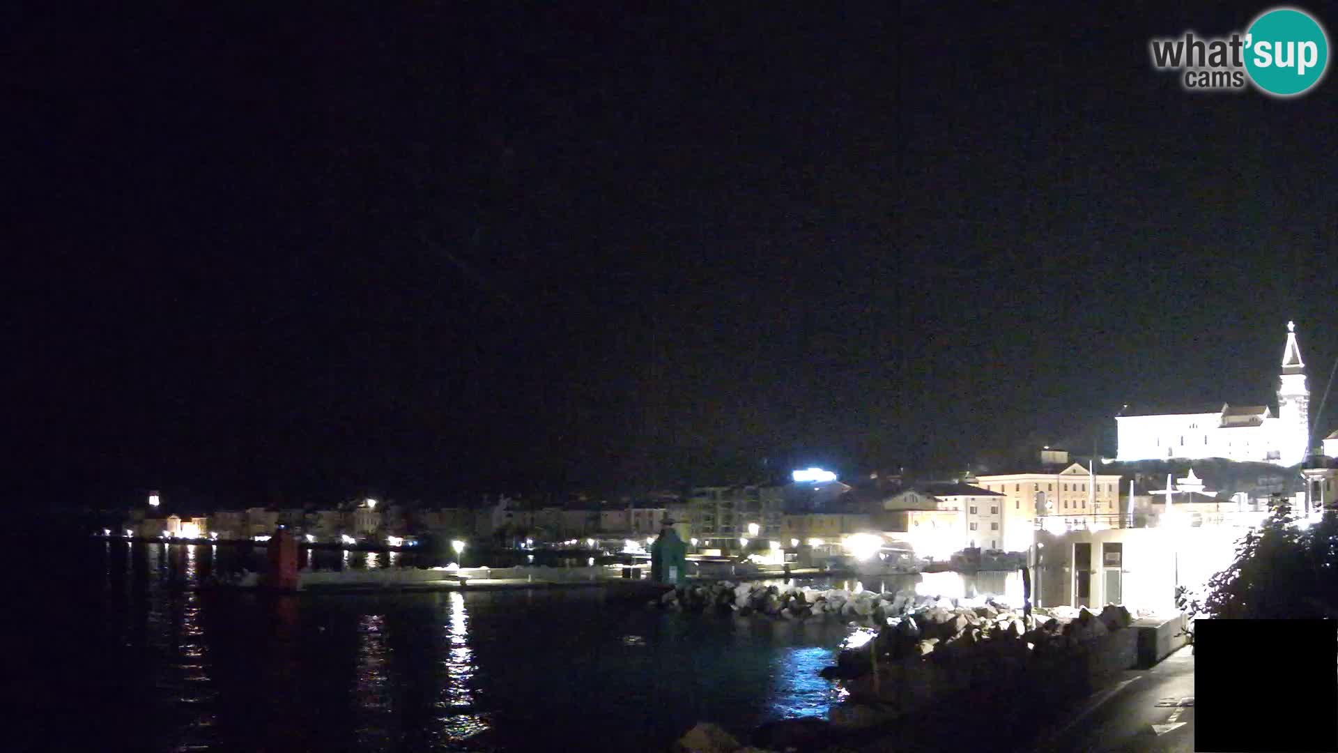 Piran – view to Punta and Mandrač