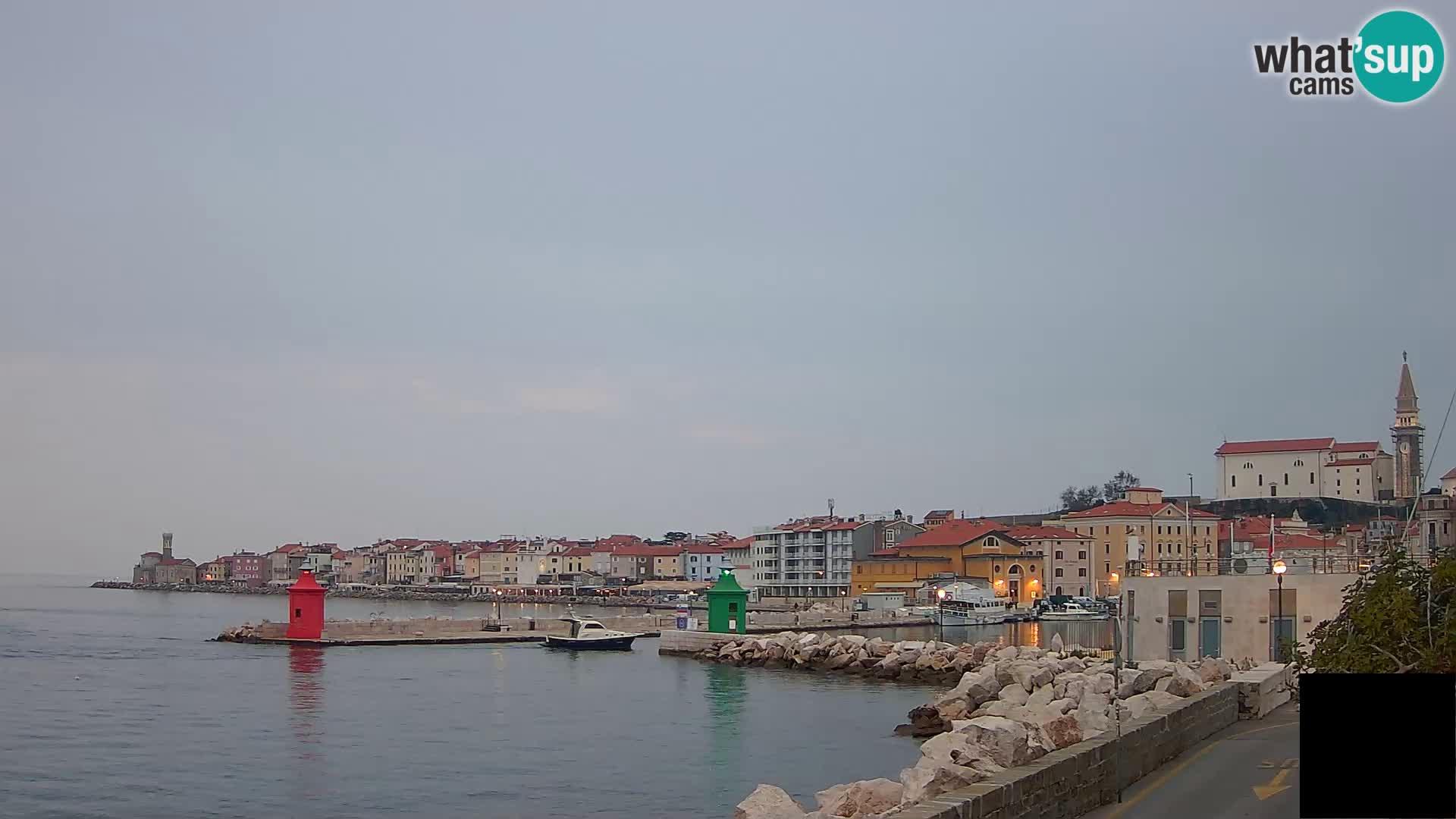 Piran – Pogled proti Punti in Mandraču