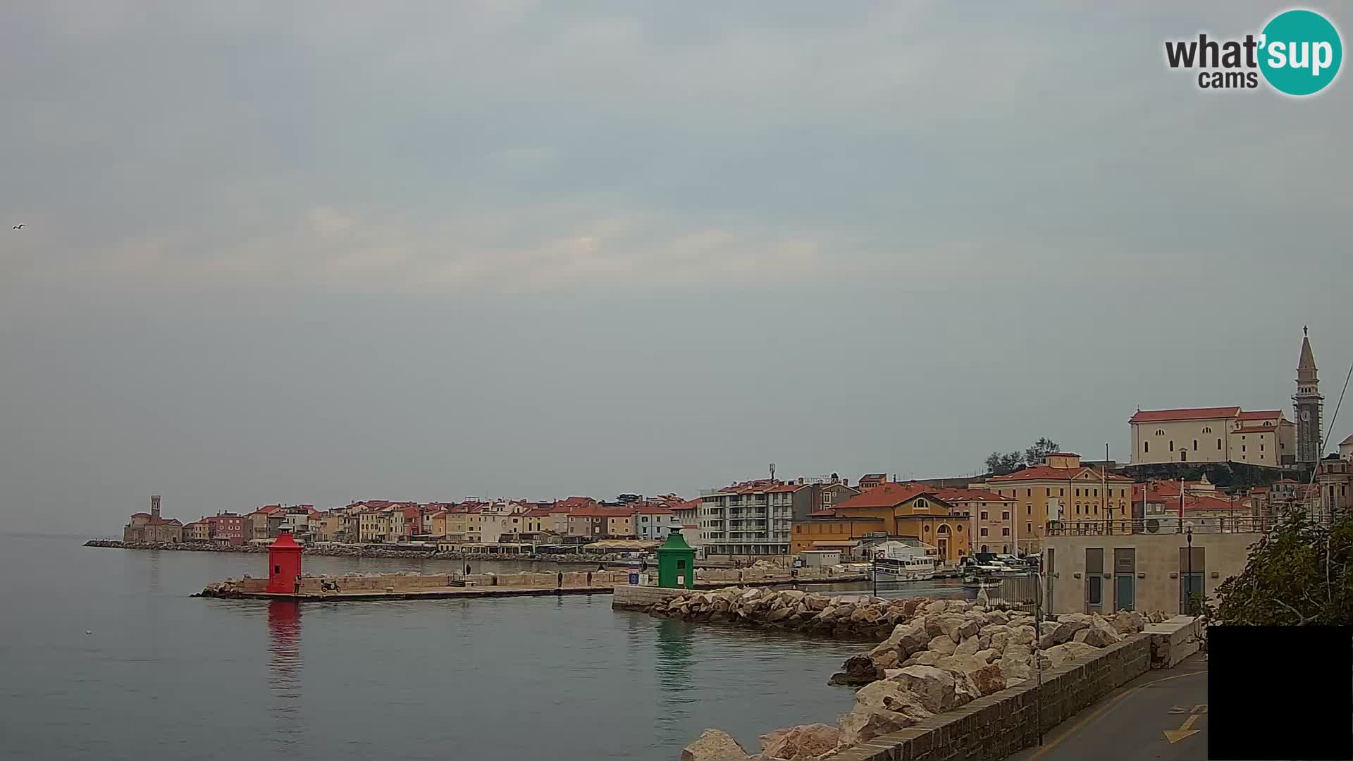 Piran – Pogled proti Punti in Mandraču