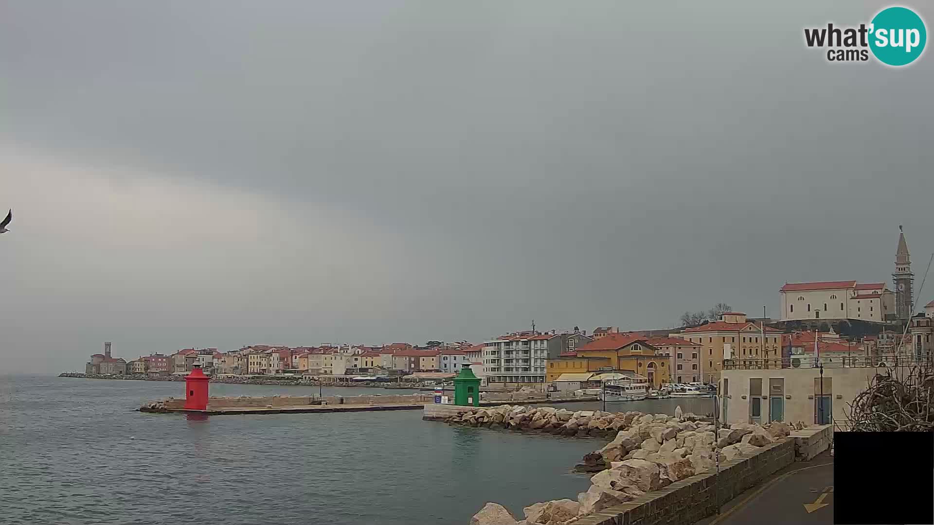 Piran – Pogled proti Punti in Mandraču