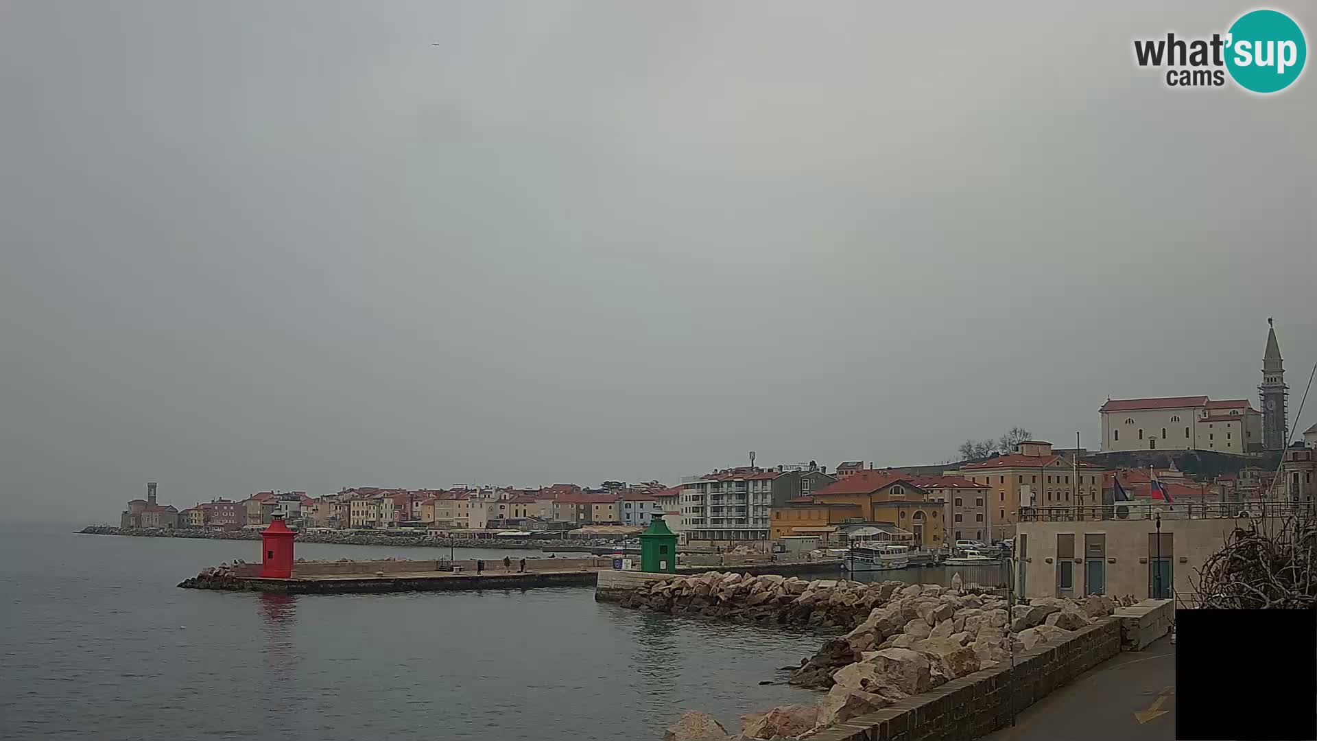 Piran – Pogled proti Punti in Mandraču