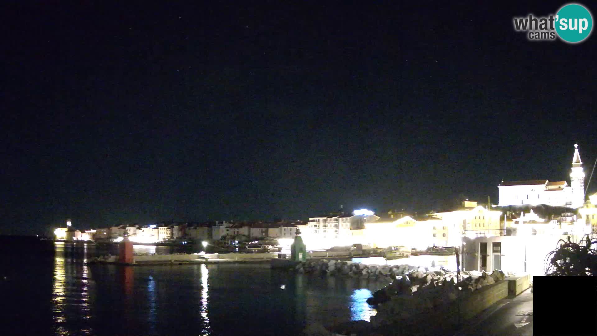 Piran – view to Punta and Mandrač