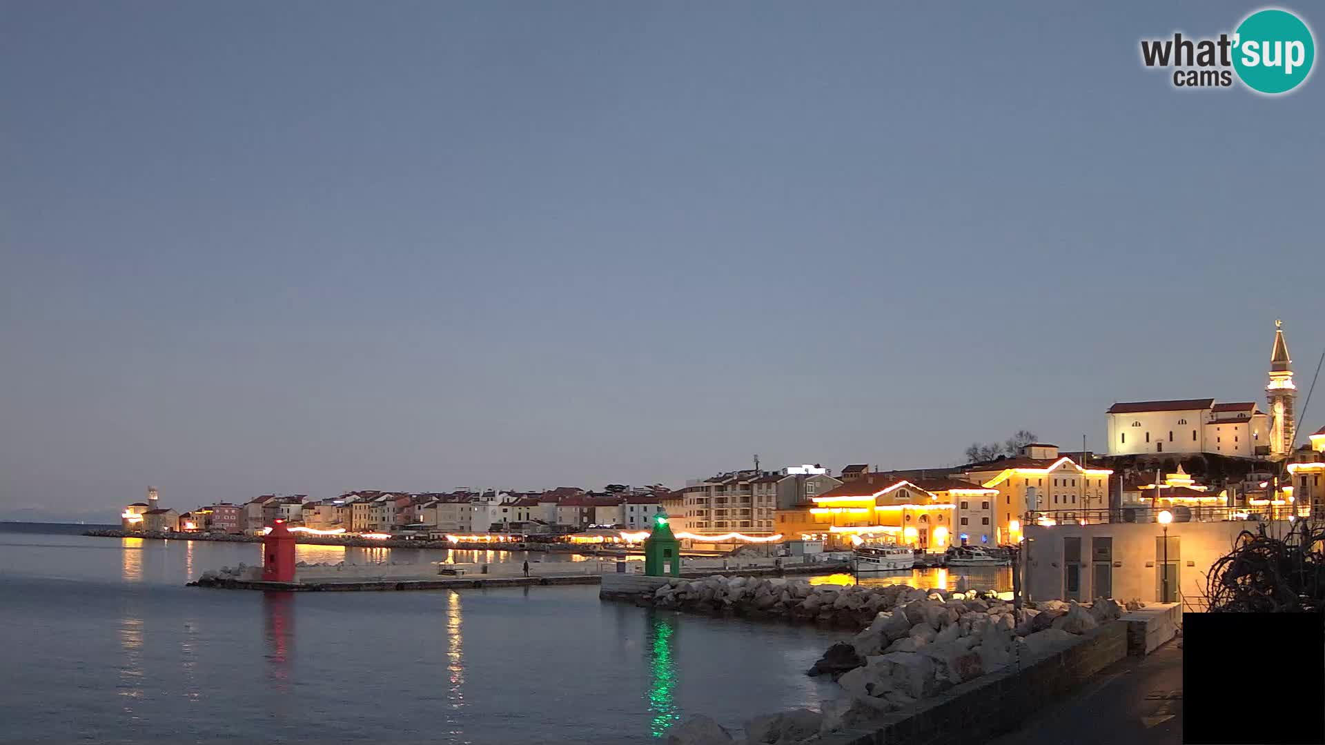 Piran – Pogled proti Punti in Mandraču