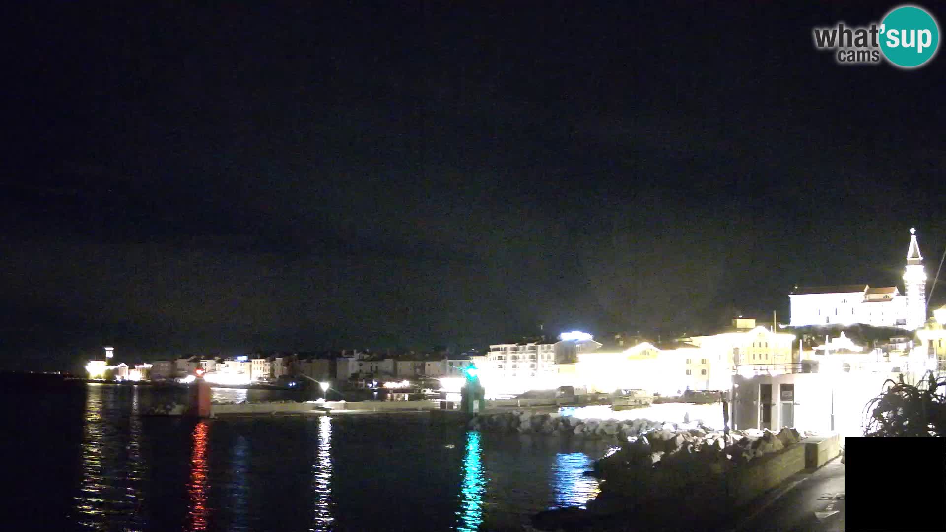 Piran – view to Punta and Mandrač