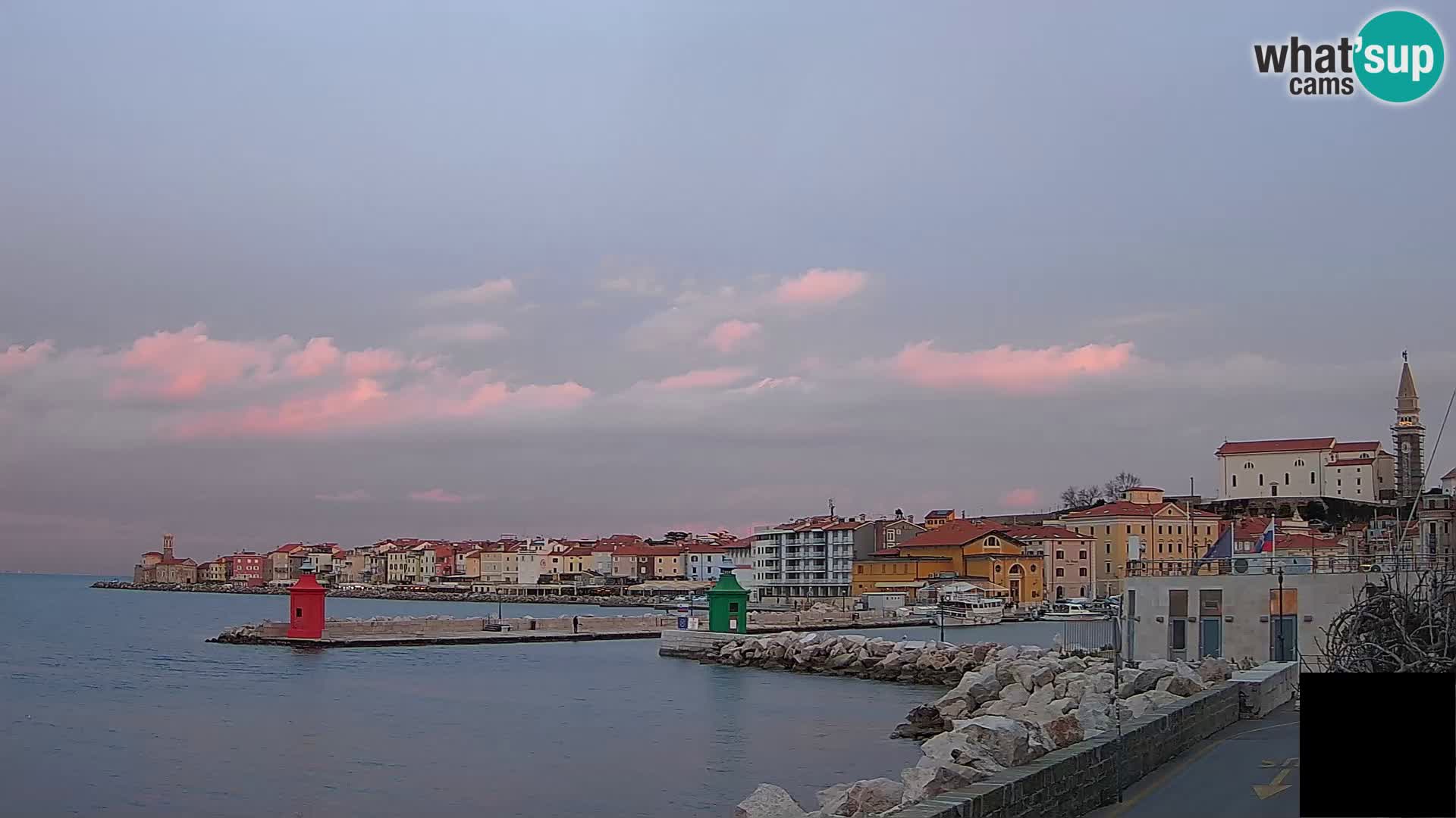 Piran – view to Punta and Mandrač