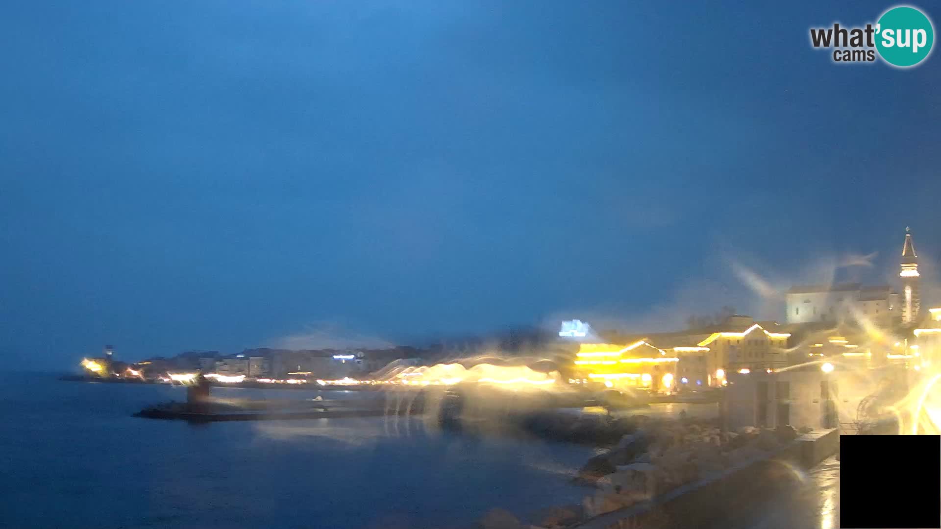 Piran – view to Punta and Mandrač