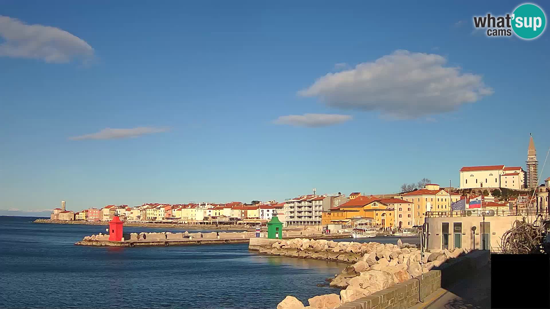 Piran – Pogled proti Punti in Mandraču