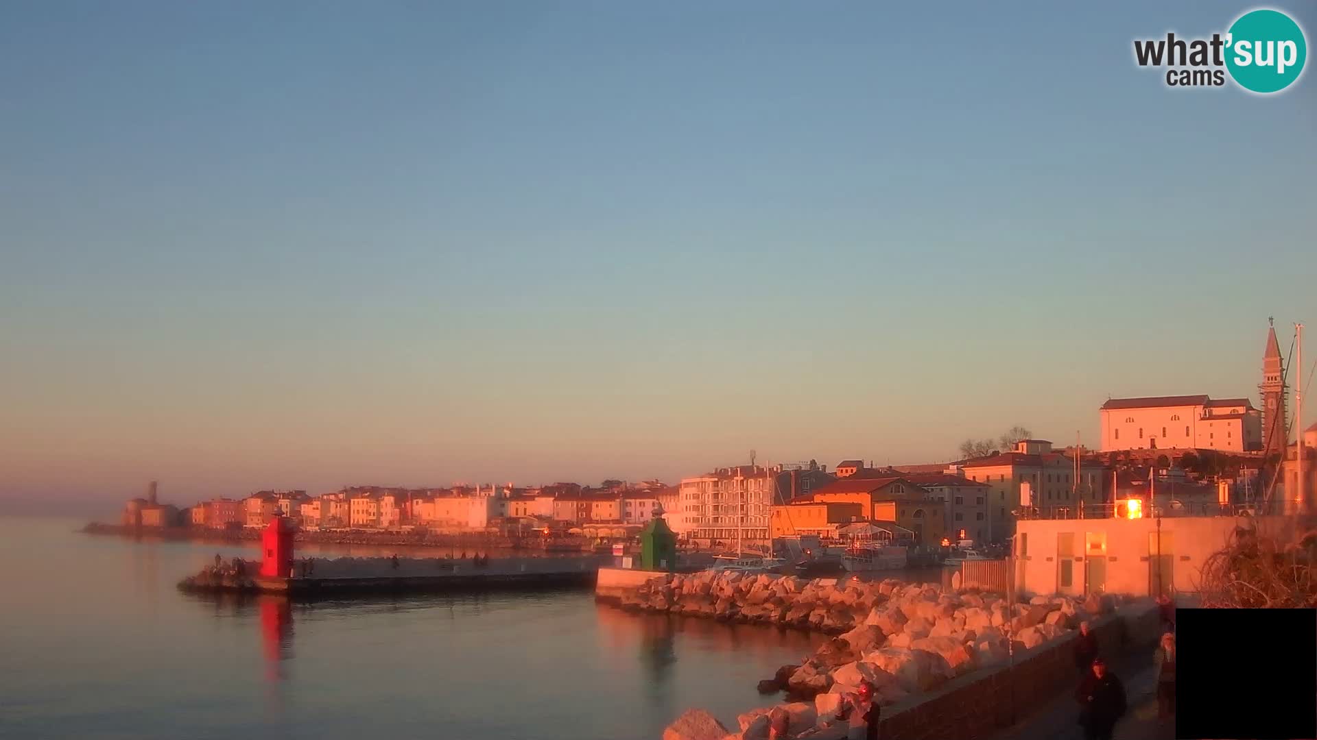 Piran – view to Punta and Mandrač