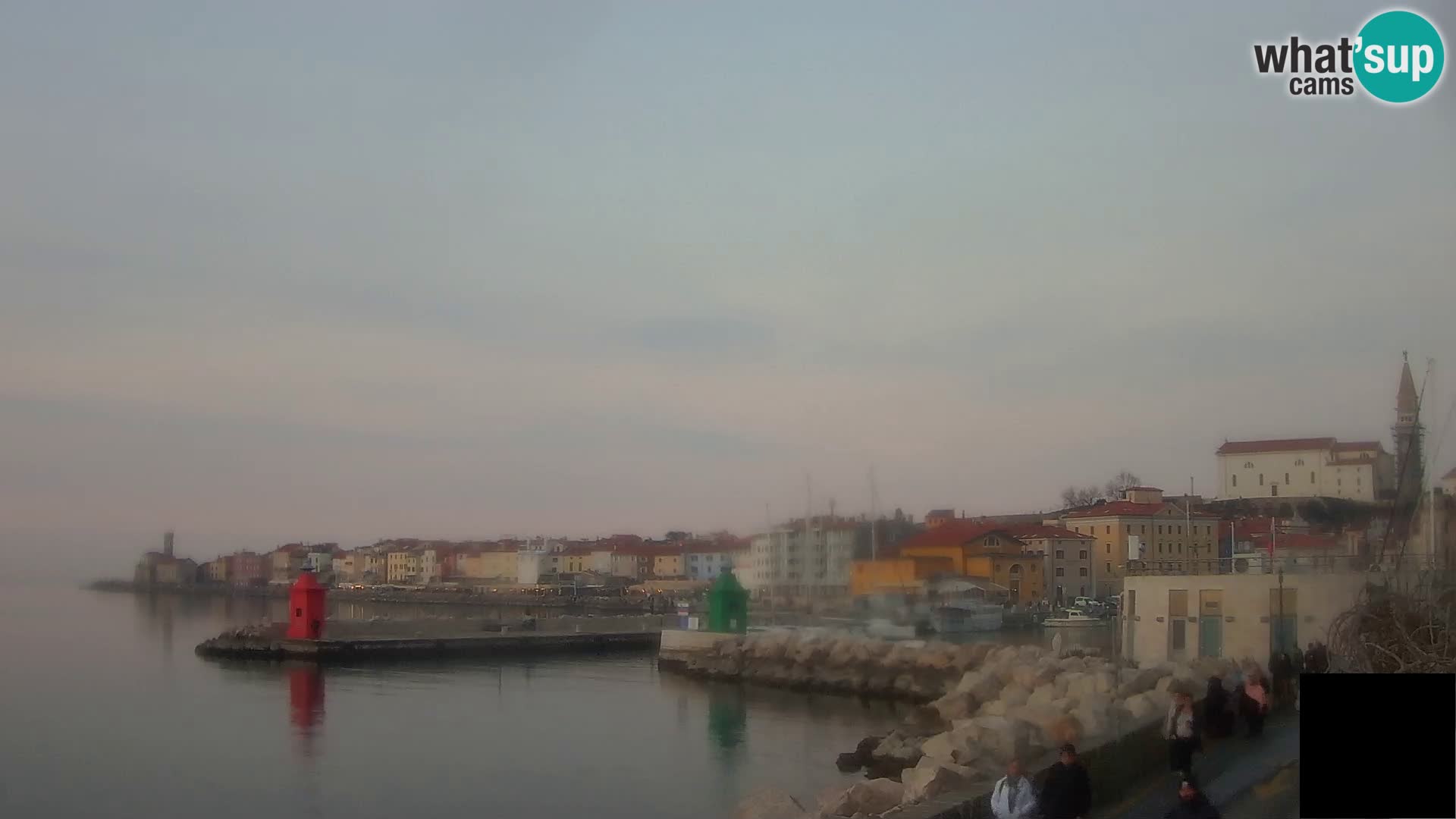 Piran – view to Punta and Mandrač