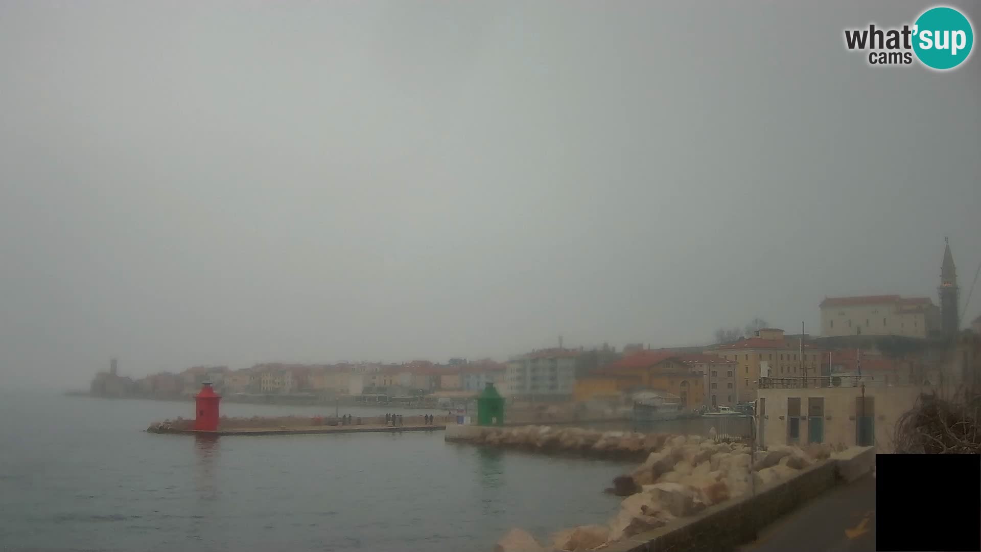 Piran – view to Punta and Mandrač