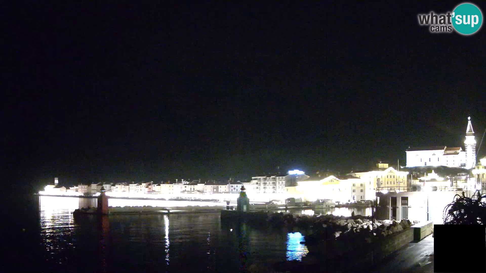 Piran – view to Punta and Mandrač