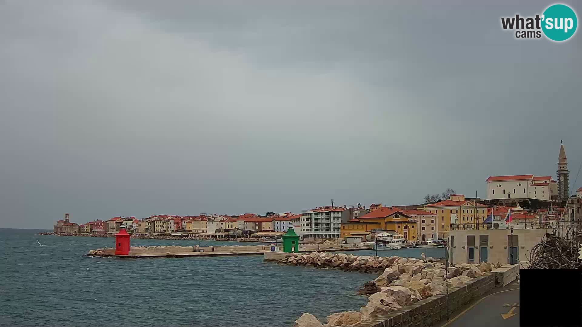 Piran – Pogled proti Punti in Mandraču