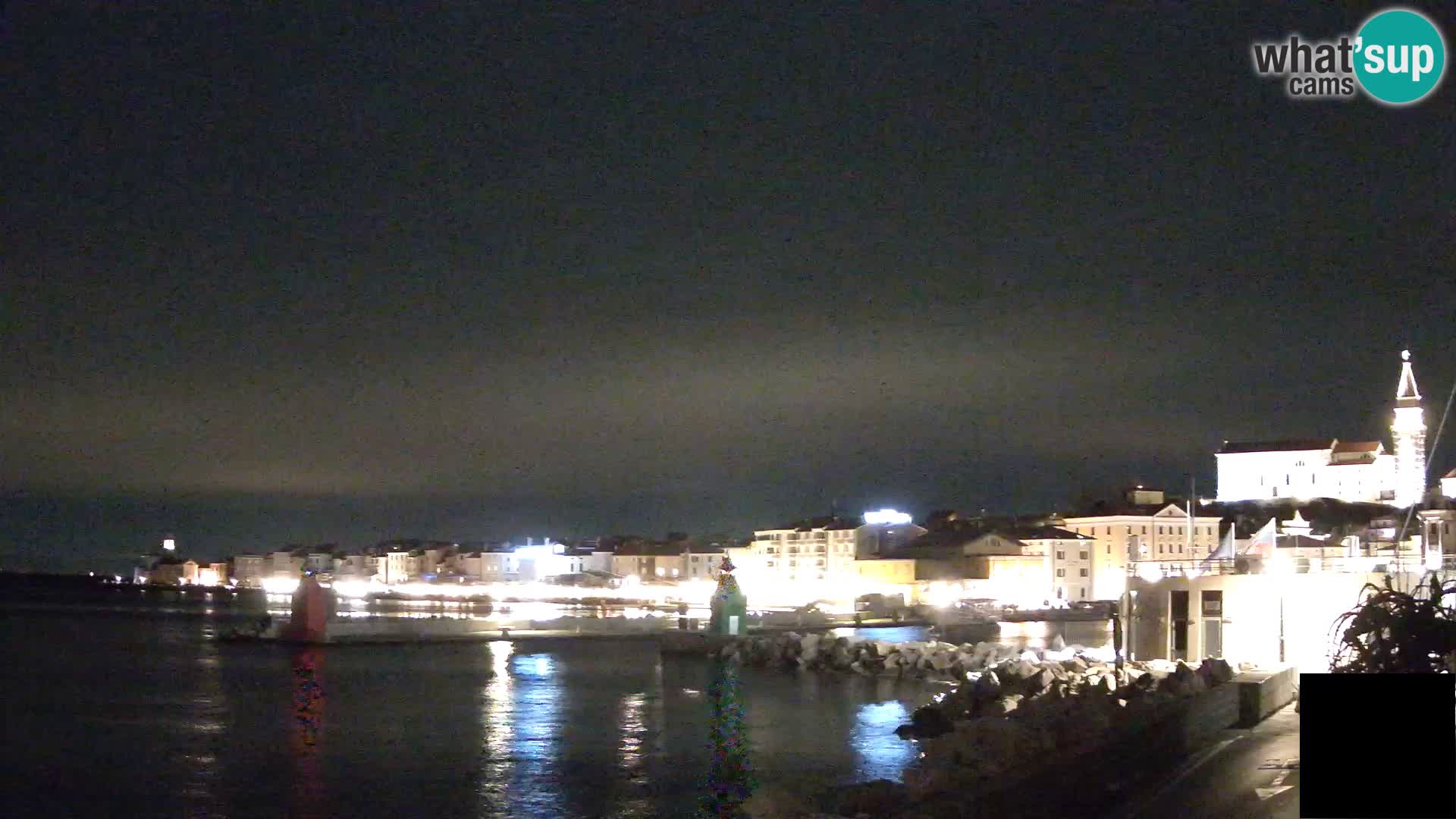 Piran – view to Punta and Mandrač