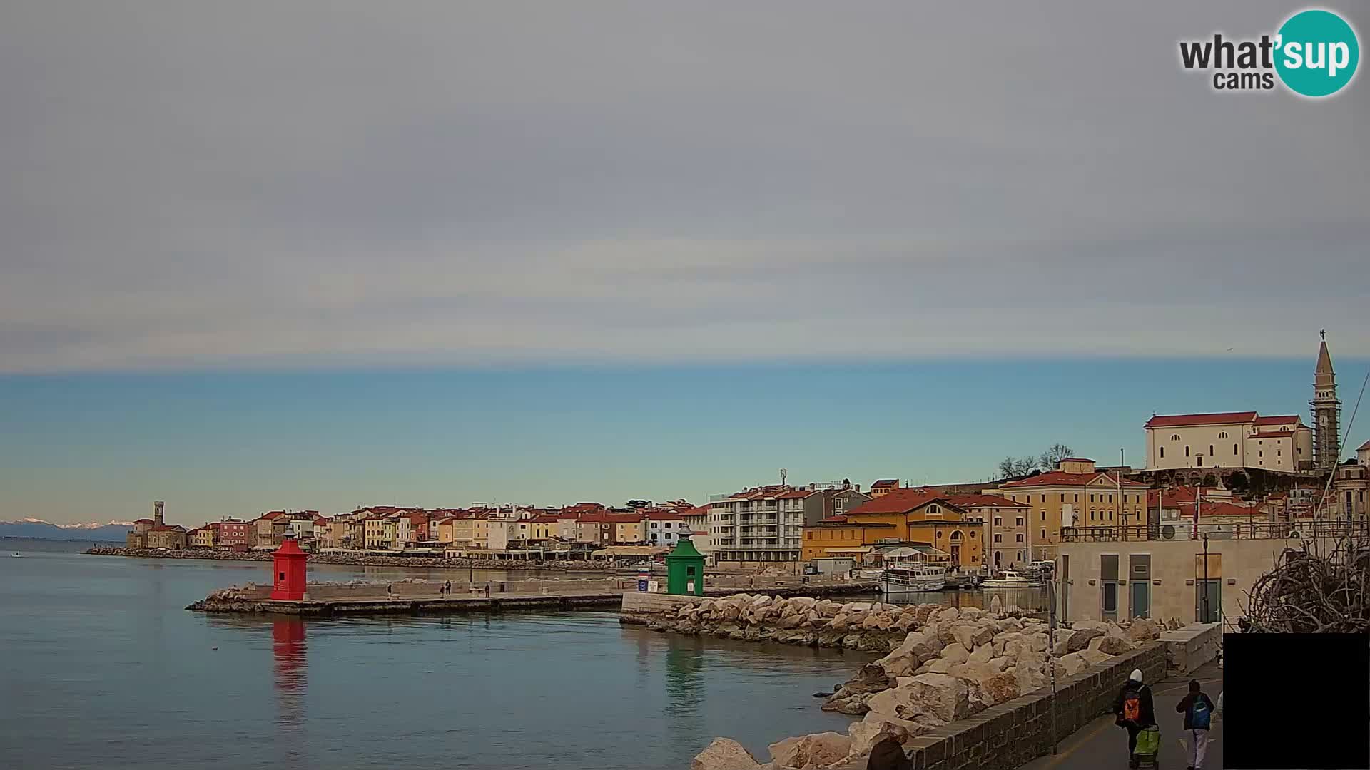 Pirano – vista verso la Punta e il “Mandrač”