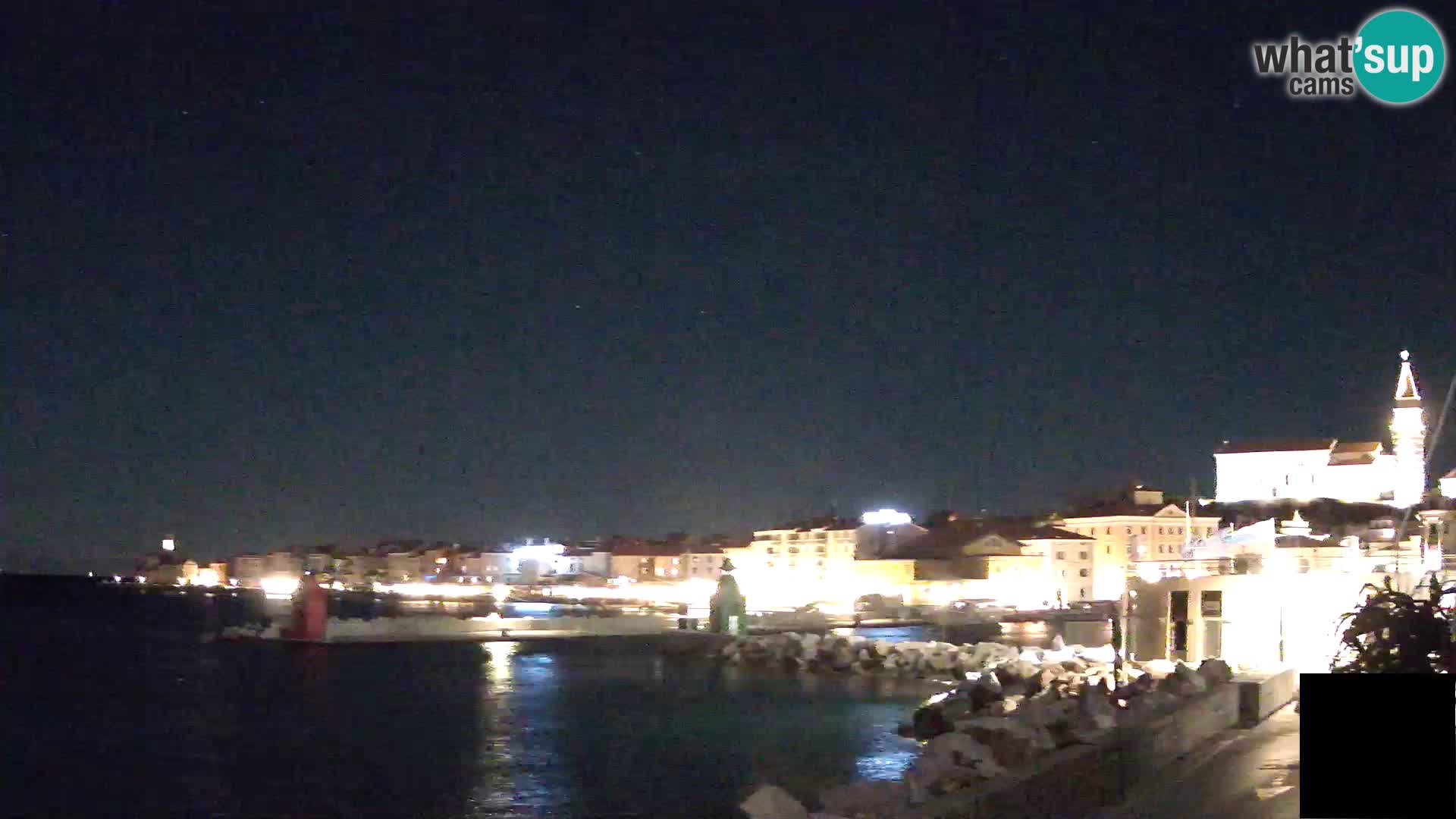 Piran – view to Punta and Mandrač