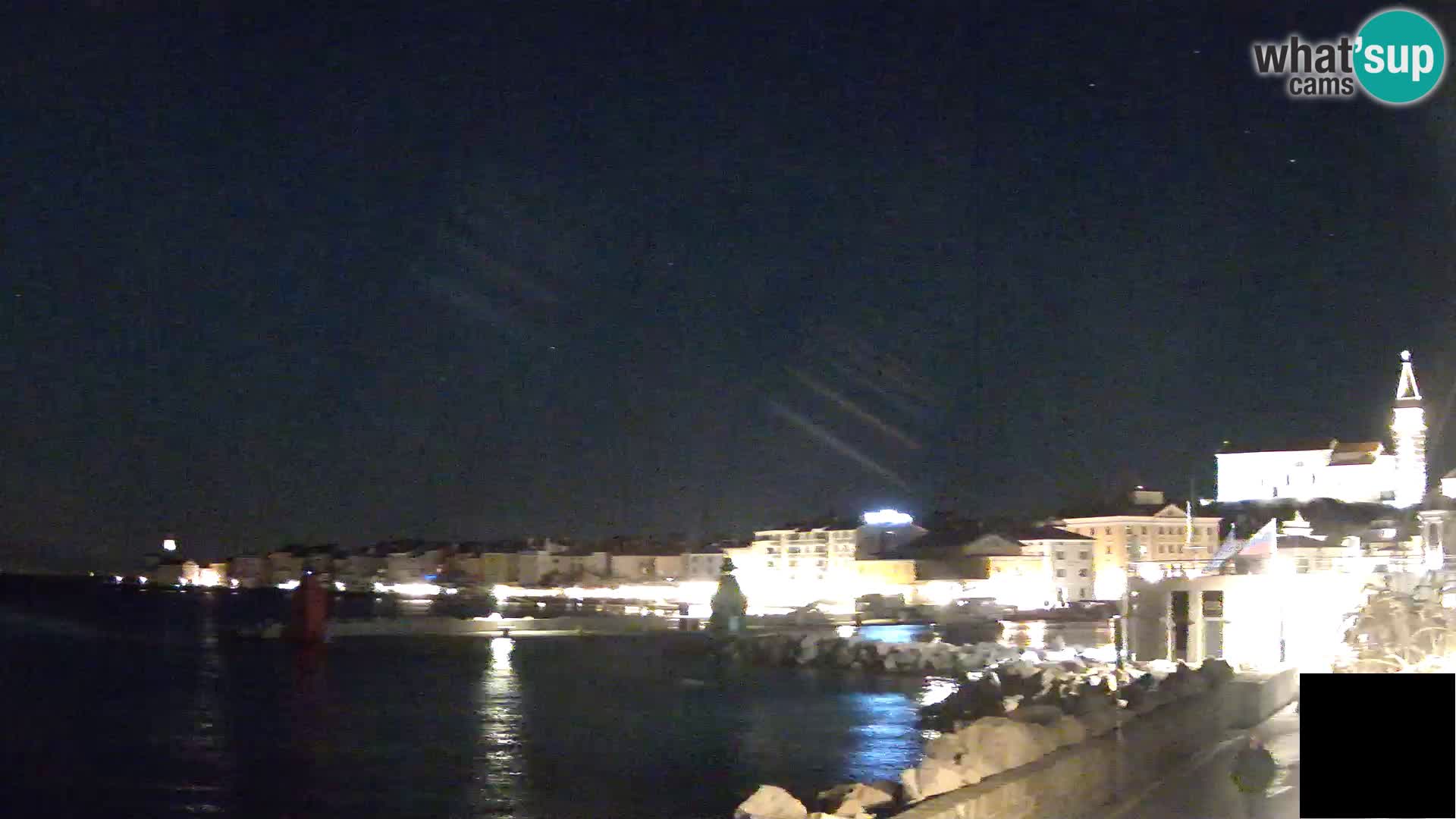 Piran – view to Punta and Mandrač