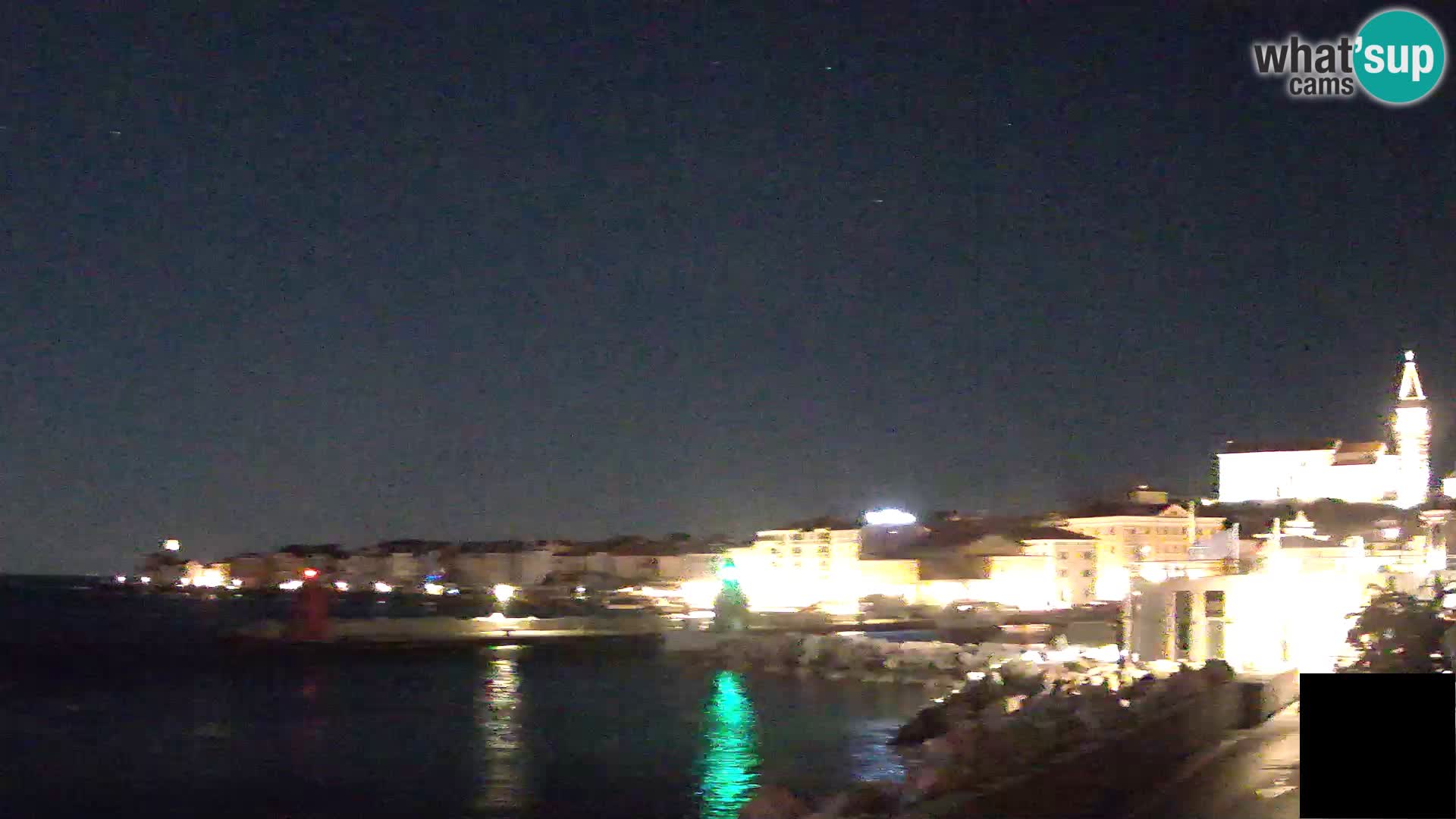 Piran – view to Punta and Mandrač