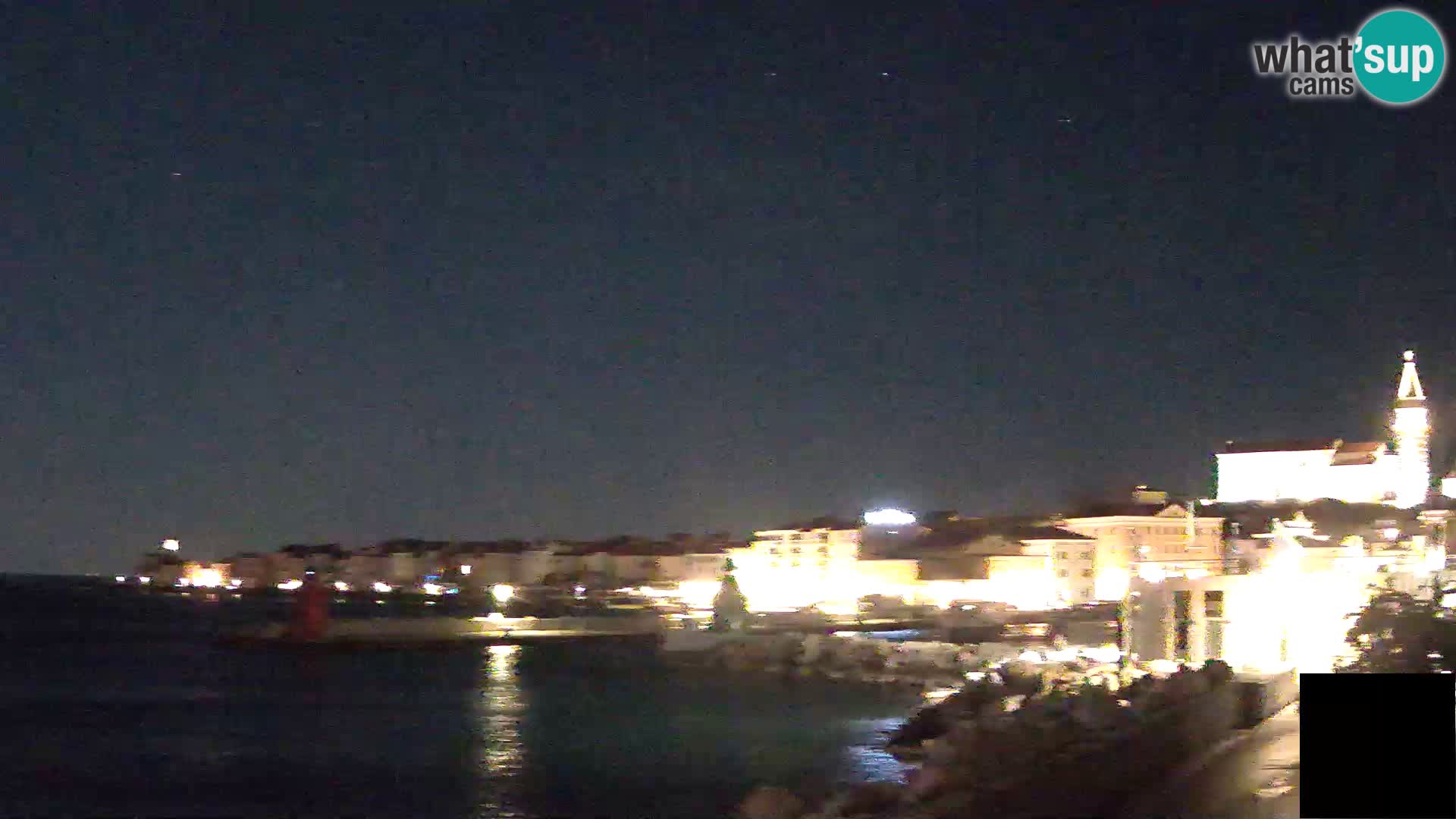 Piran – view to Punta and Mandrač