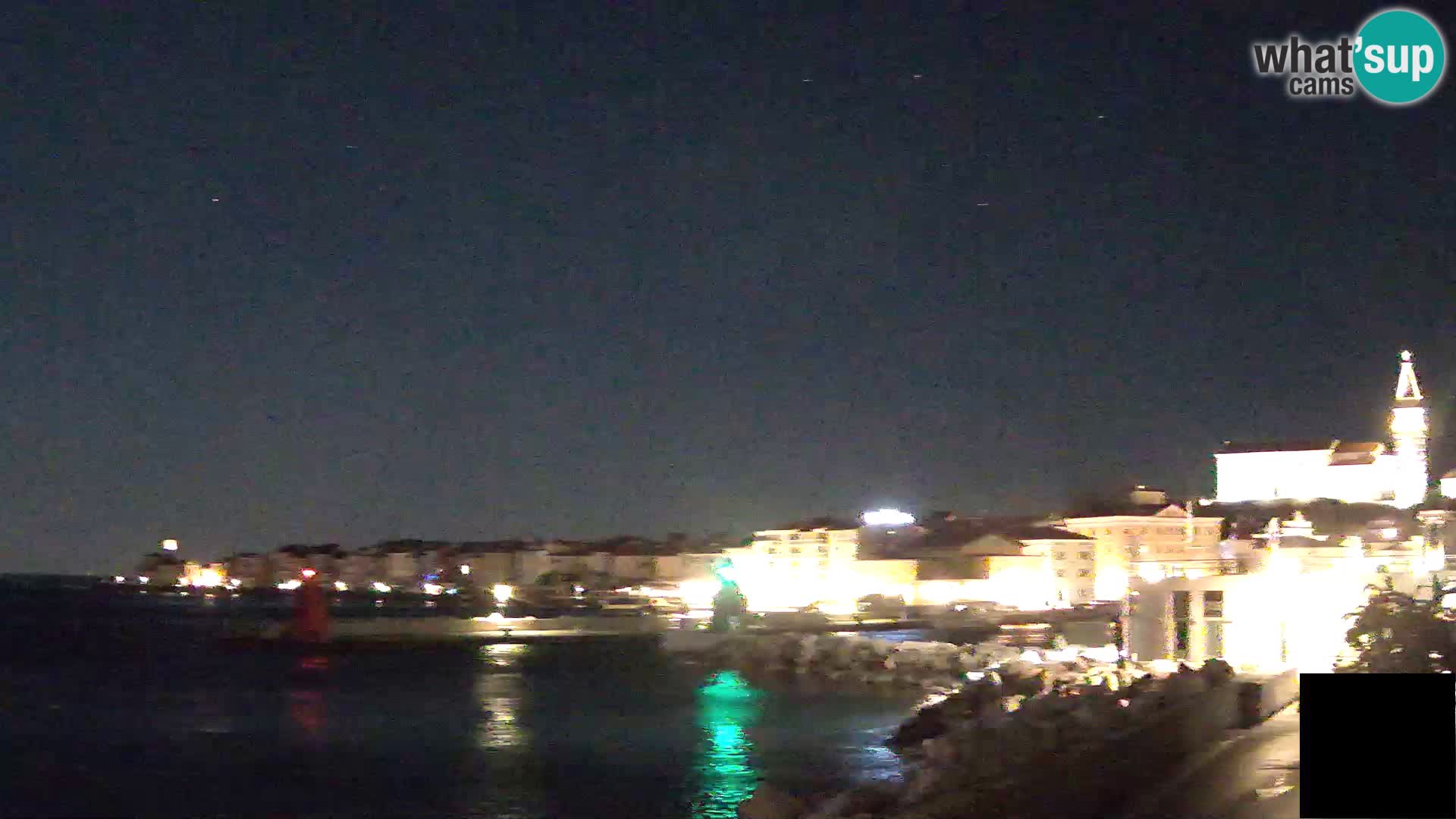 Piran – view to Punta and Mandrač