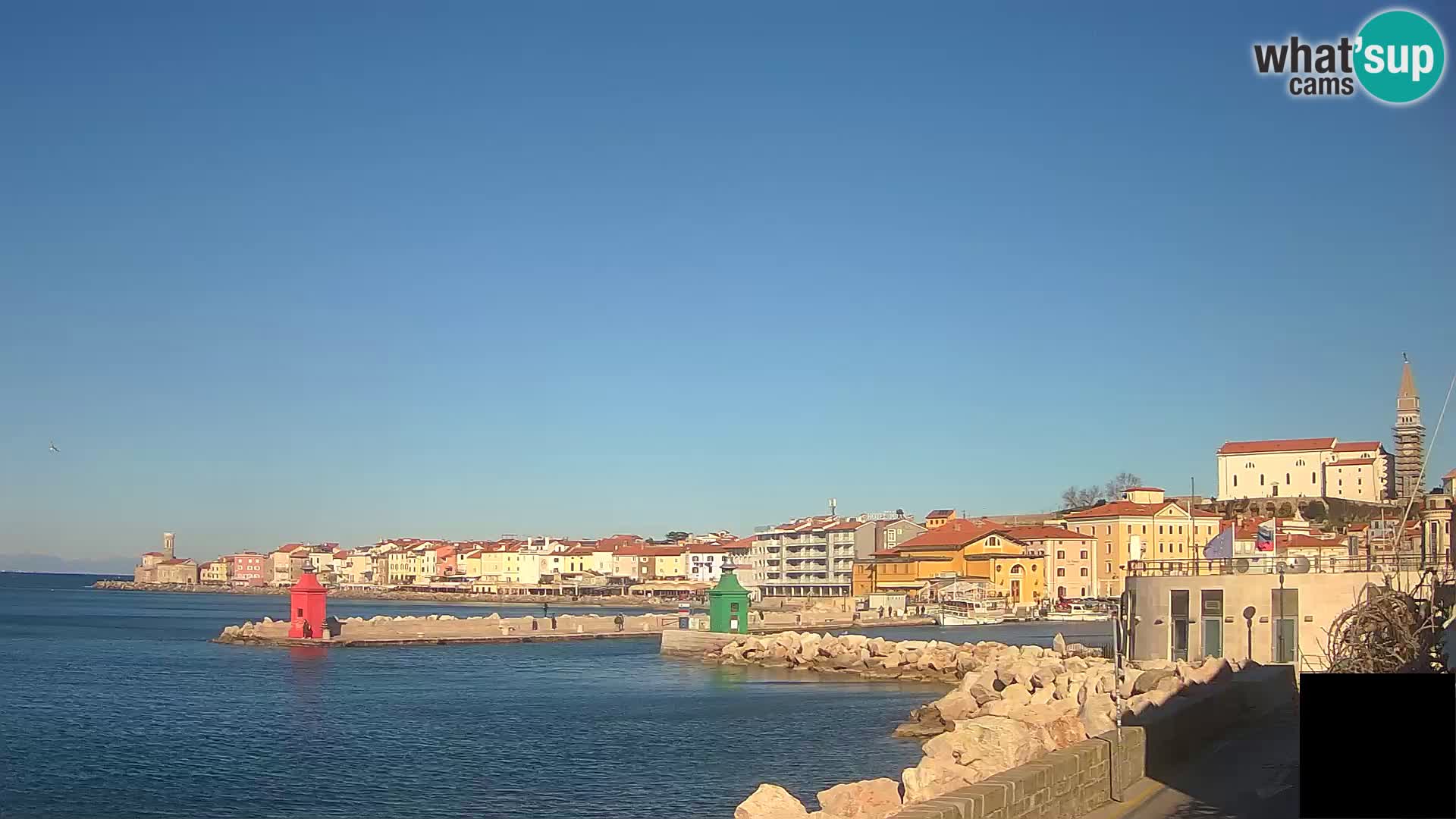 Piran – Pogled proti Punti in Mandraču