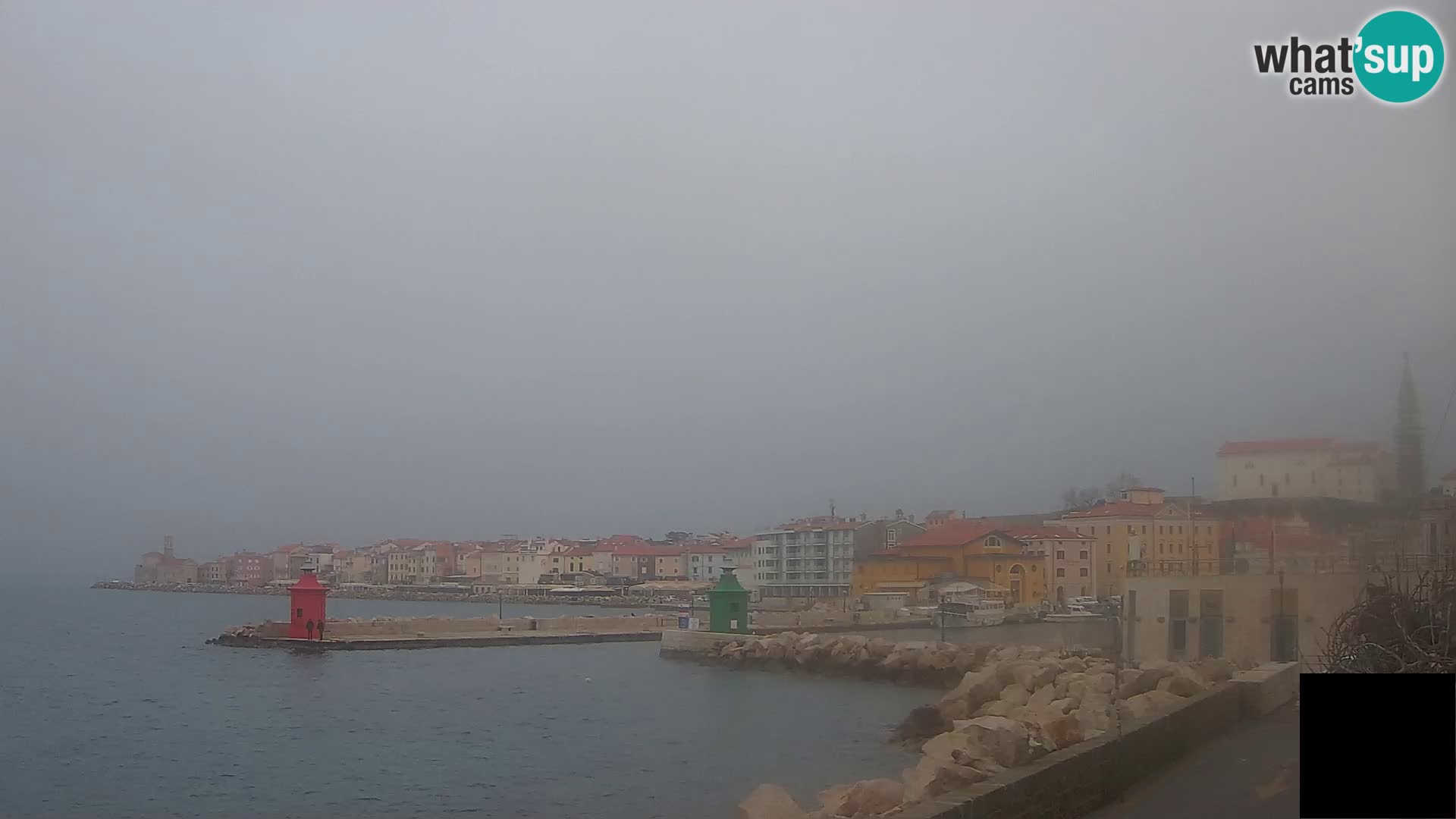 Piran – view to Punta and Mandrač