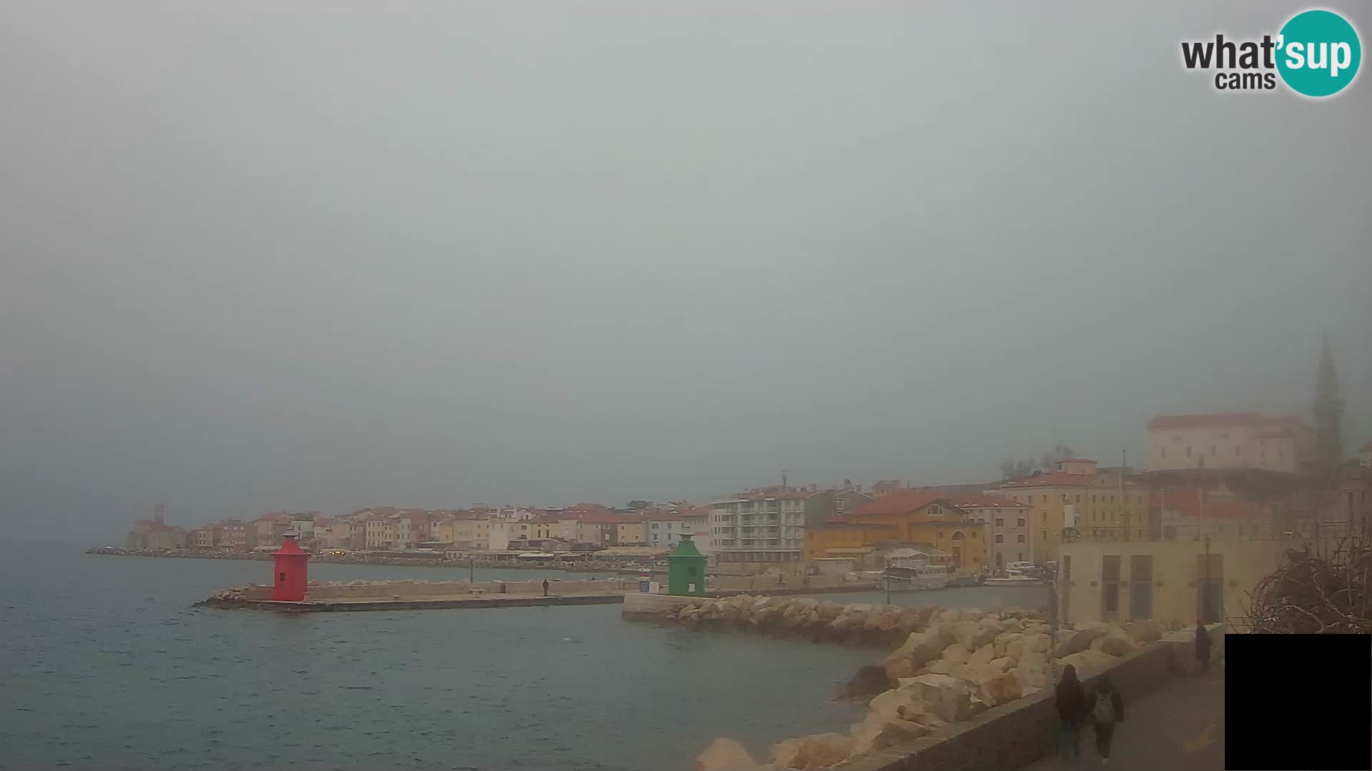 Piran – view to Punta and Mandrač