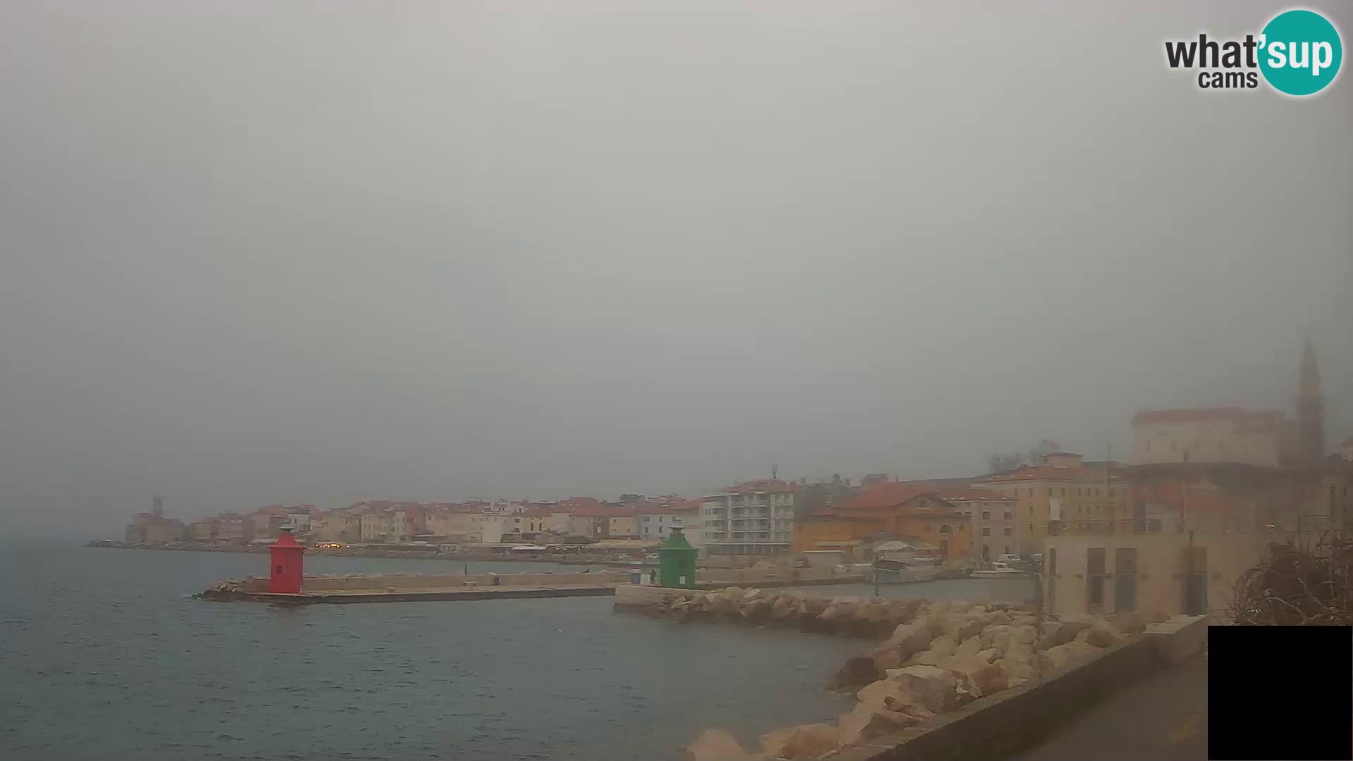 Piran – view to Punta and Mandrač