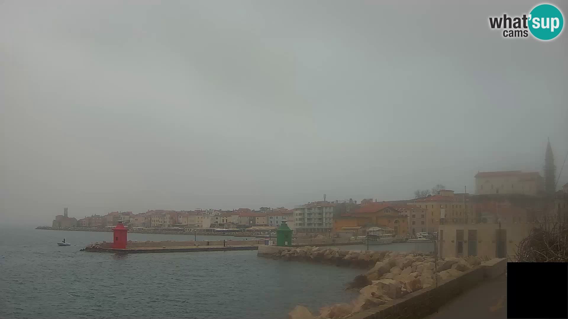 Piran – view to Punta and Mandrač