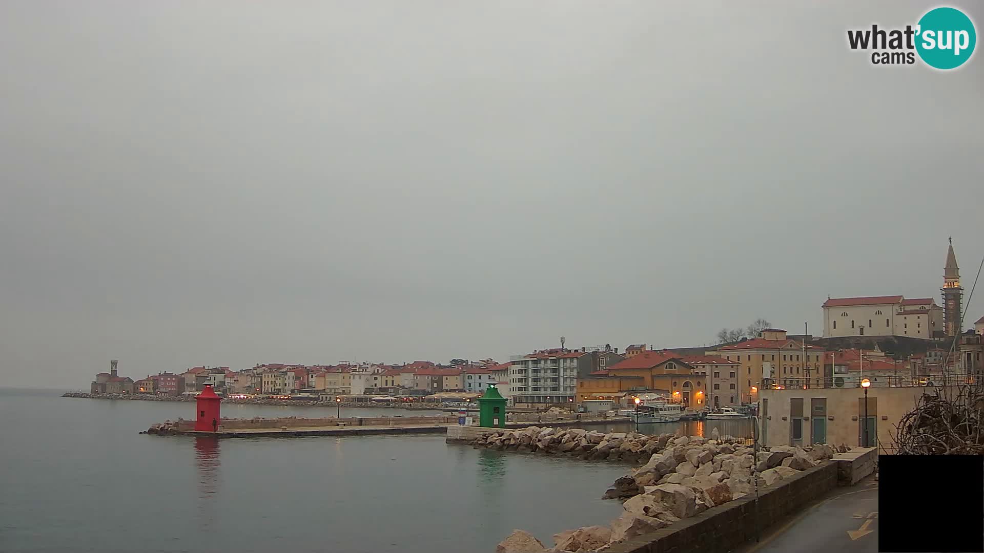 Piran – Pogled proti Punti in Mandraču