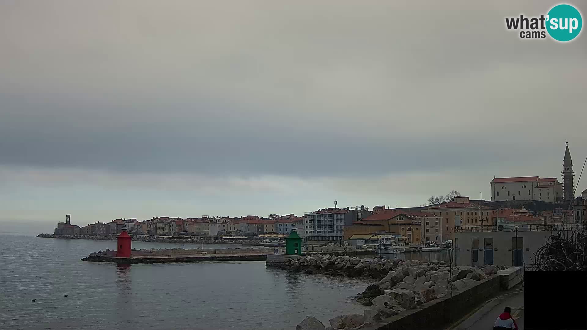 Piran – Pogled proti Punti in Mandraču