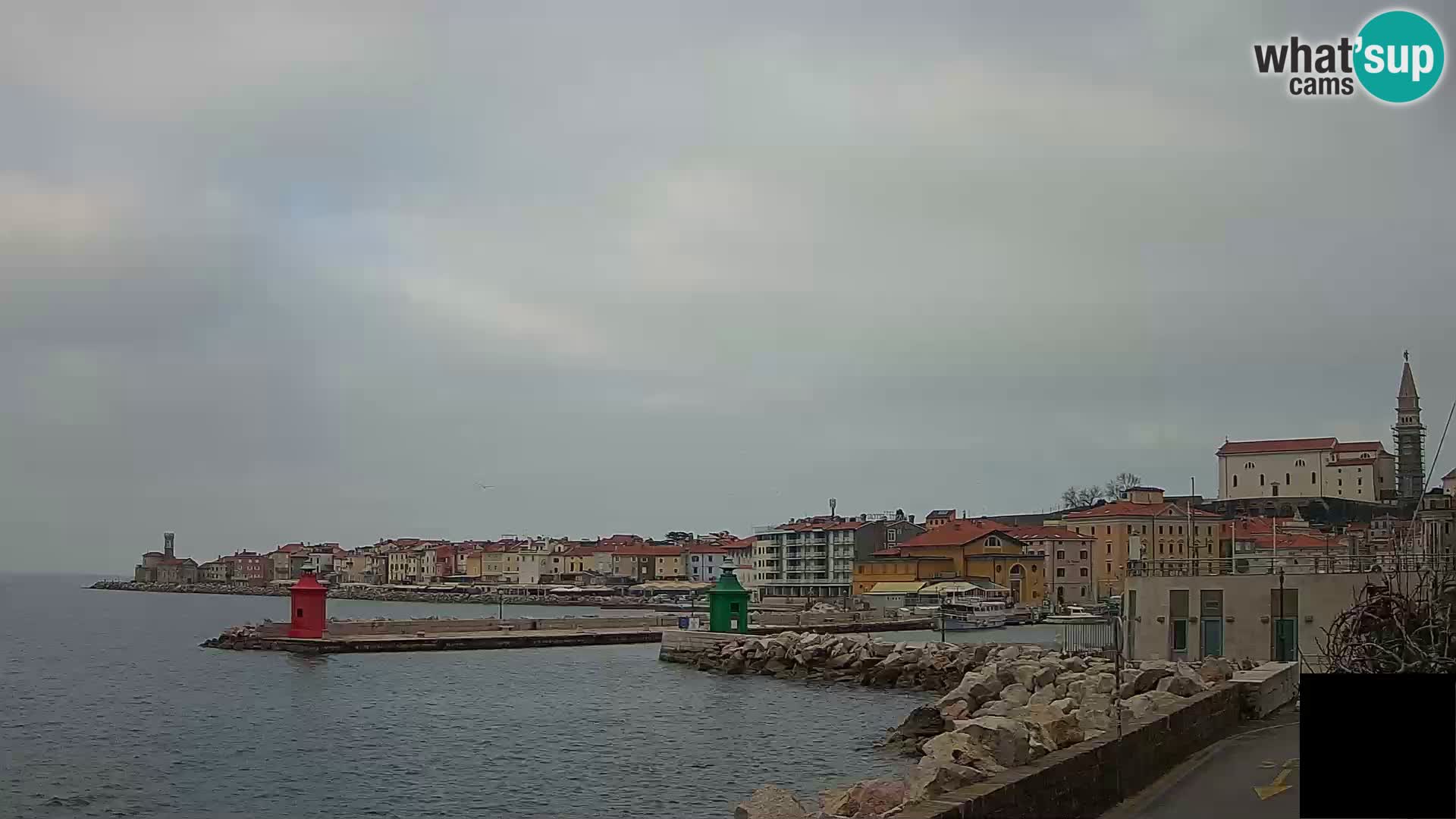 Piran – Pogled proti Punti in Mandraču