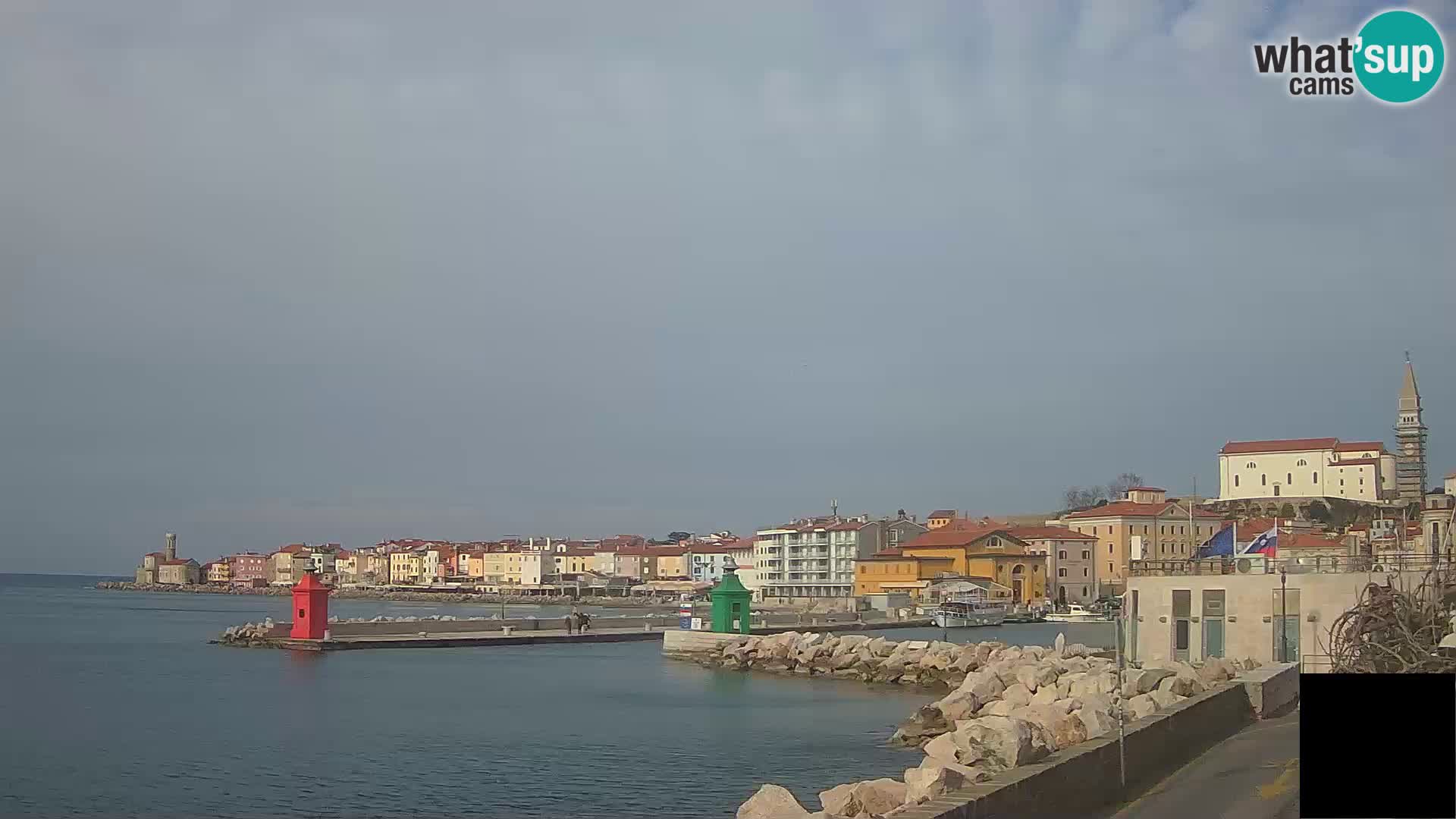 Piran – view to Punta and Mandrač