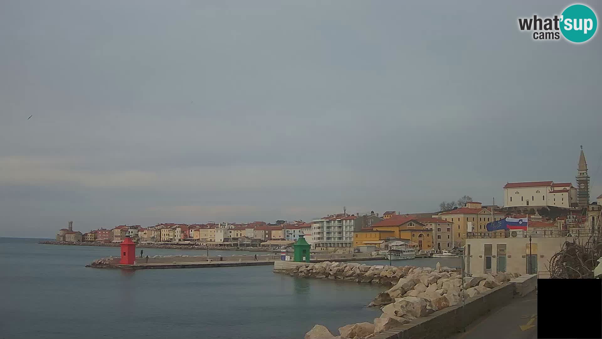 Piran – Pogled proti Punti in Mandraču