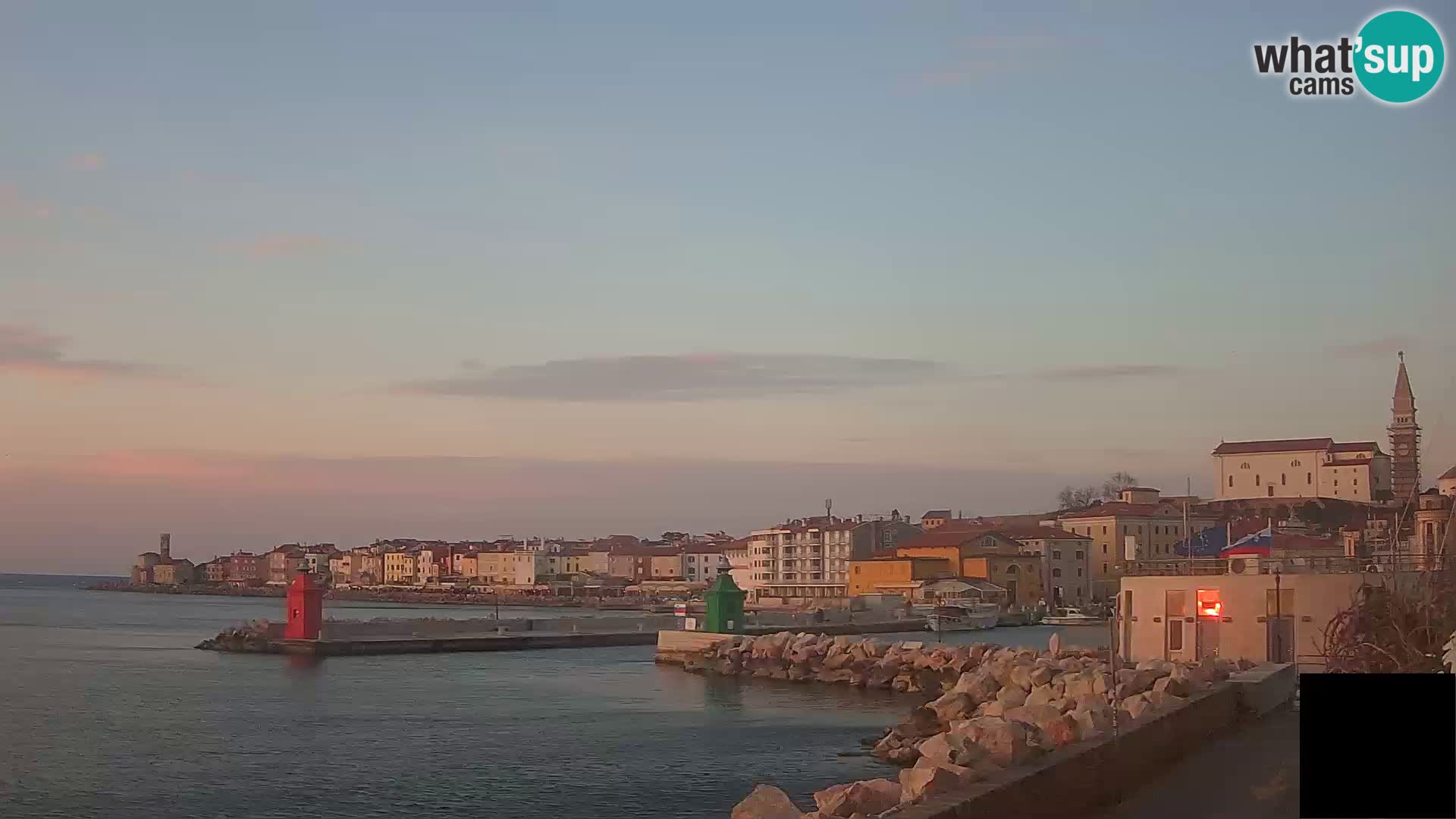 Piran – view to Punta and Mandrač