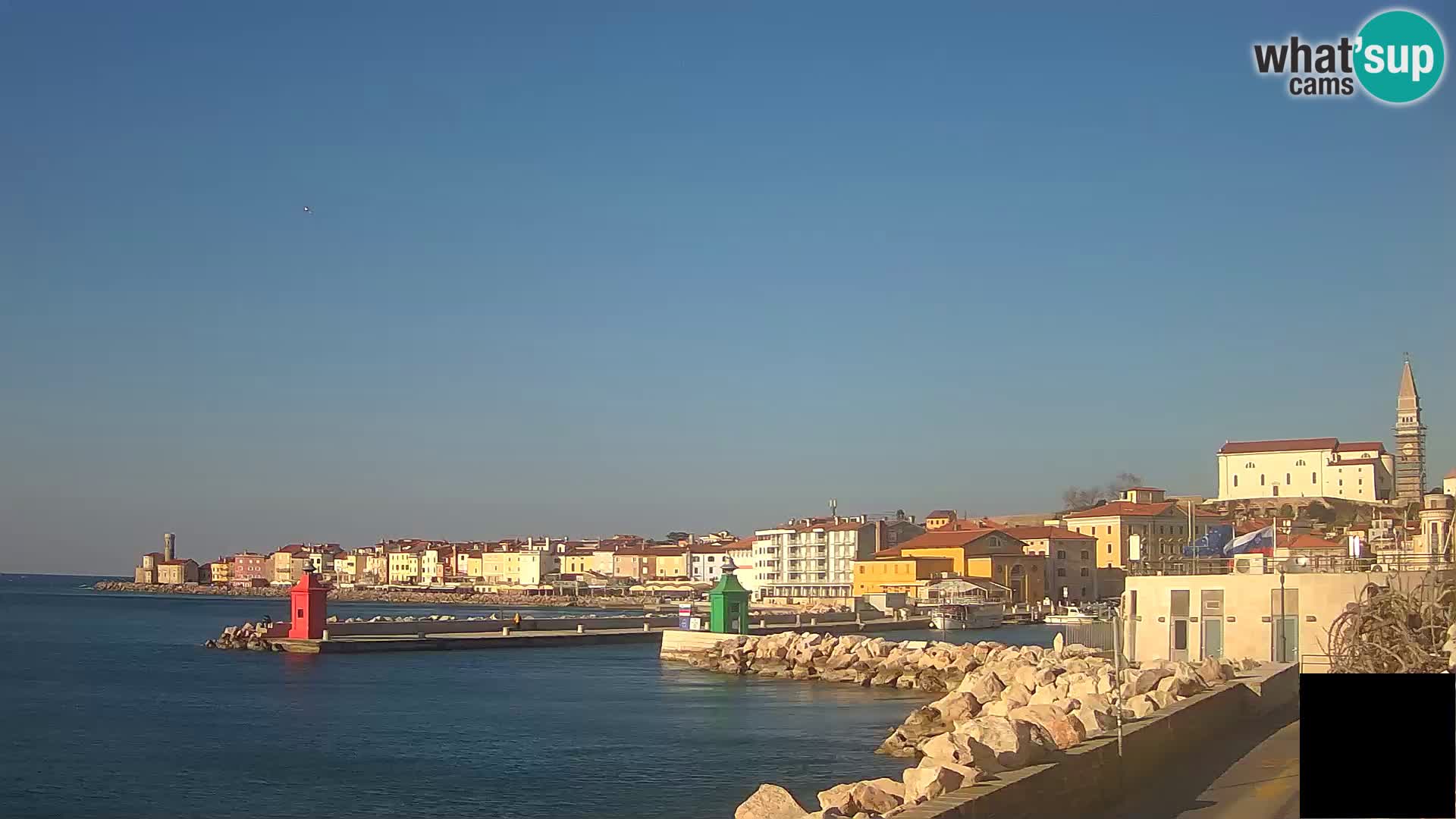 Piran – Pogled proti Punti in Mandraču