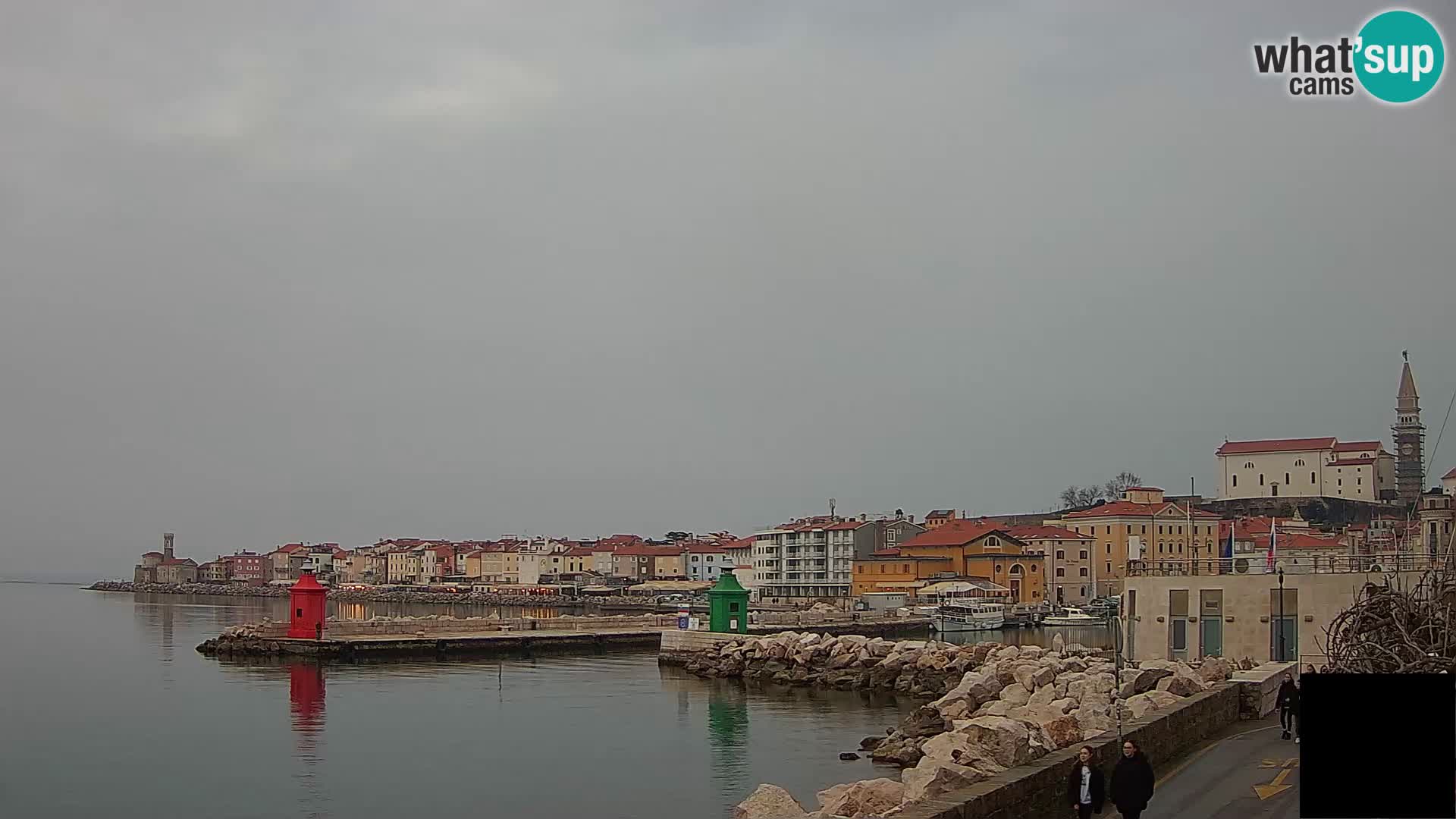 Piran – view to Punta and Mandrač