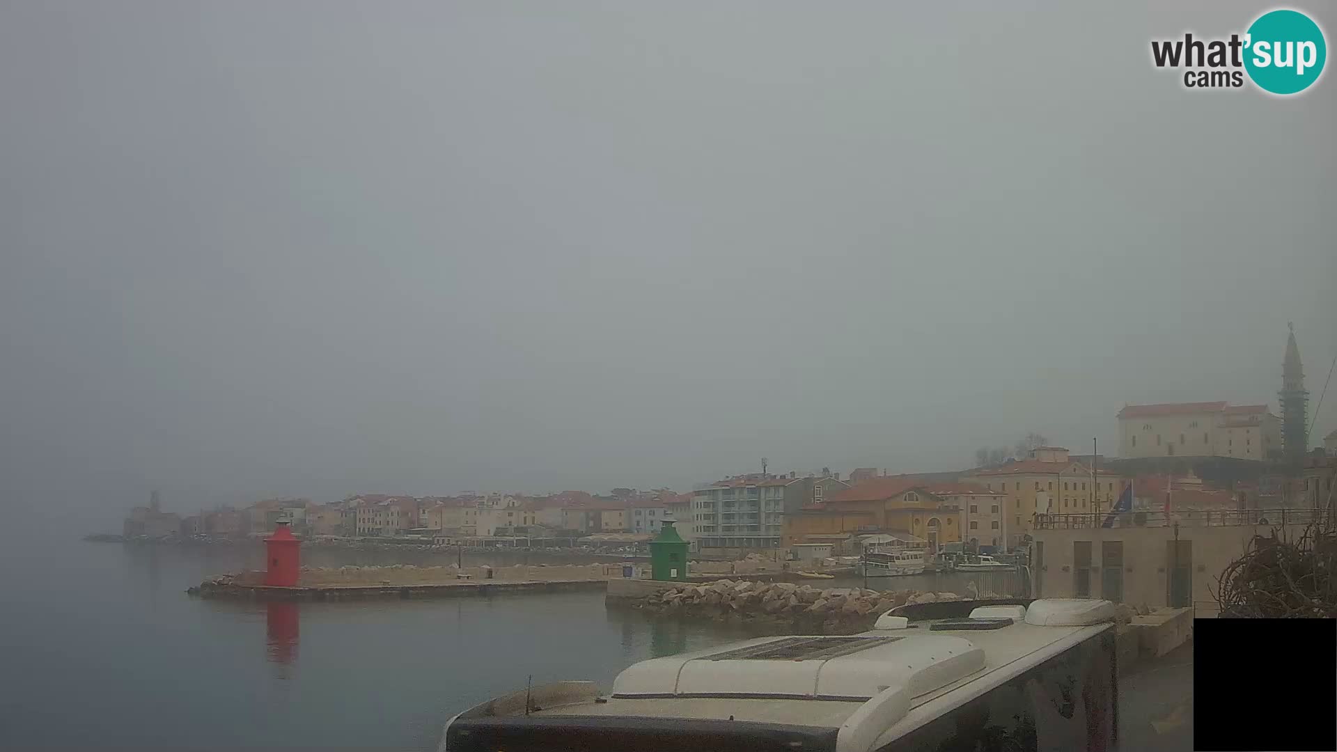 Piran – view to Punta and Mandrač