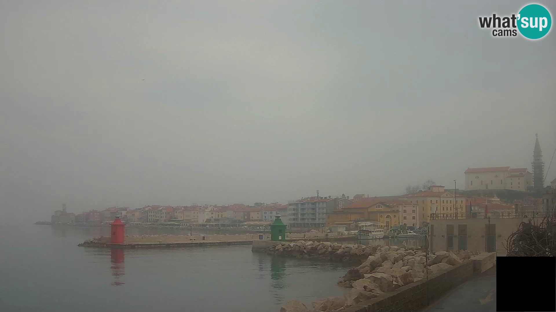 Piran – view to Punta and Mandrač