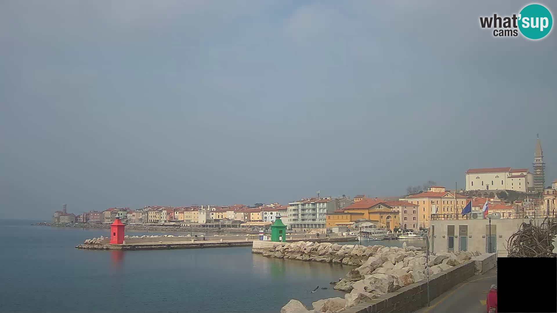 Piran – view to Punta and Mandrač