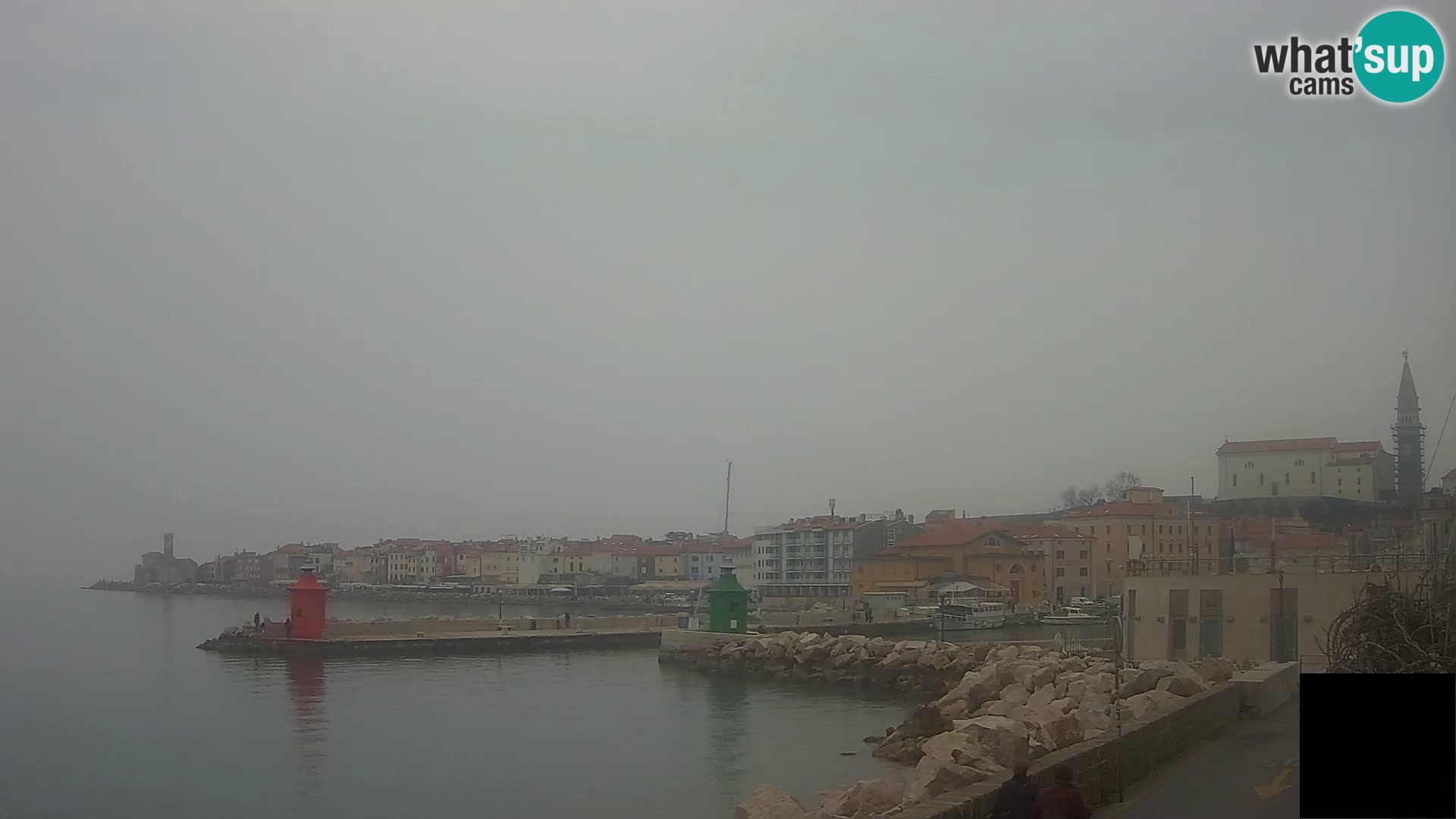 Piran – view to Punta and Mandrač