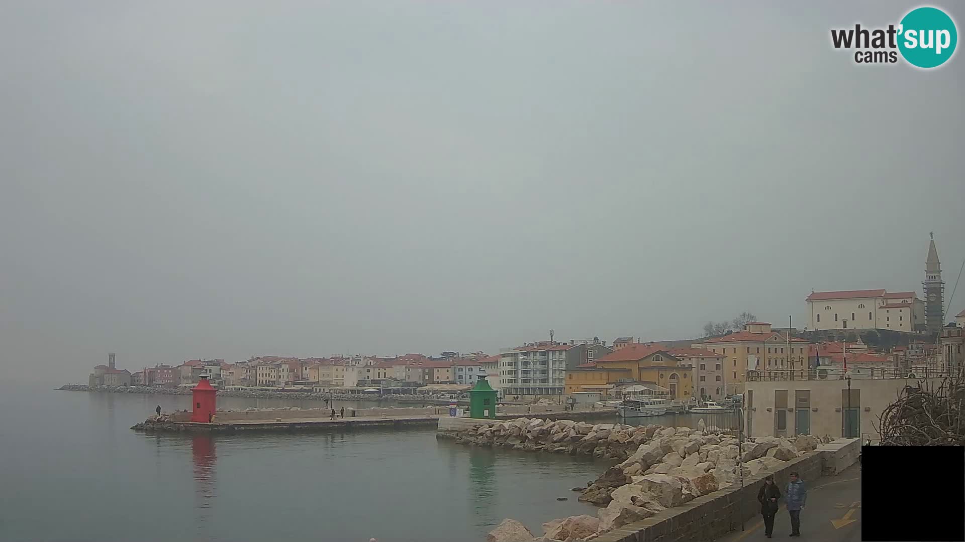 Piran – view to Punta and Mandrač